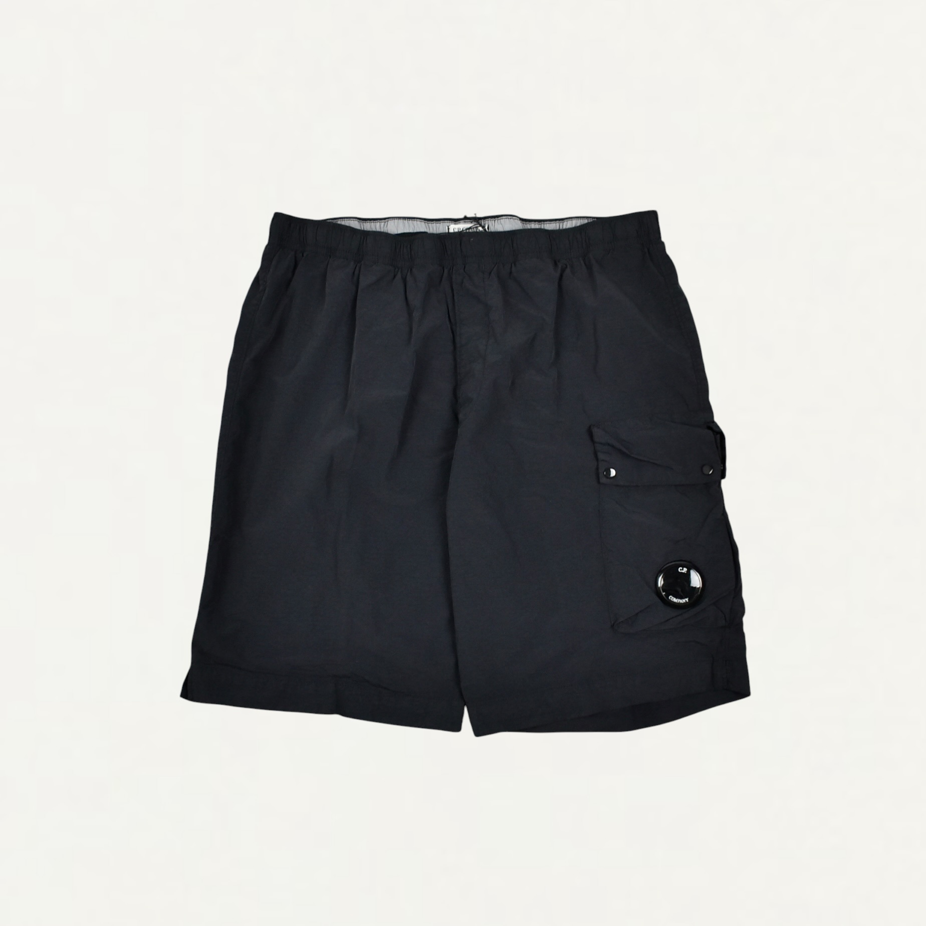 C.P. Company Flatt Nylon Beachwear-Boxer Shorts Black[20CMBW265A]