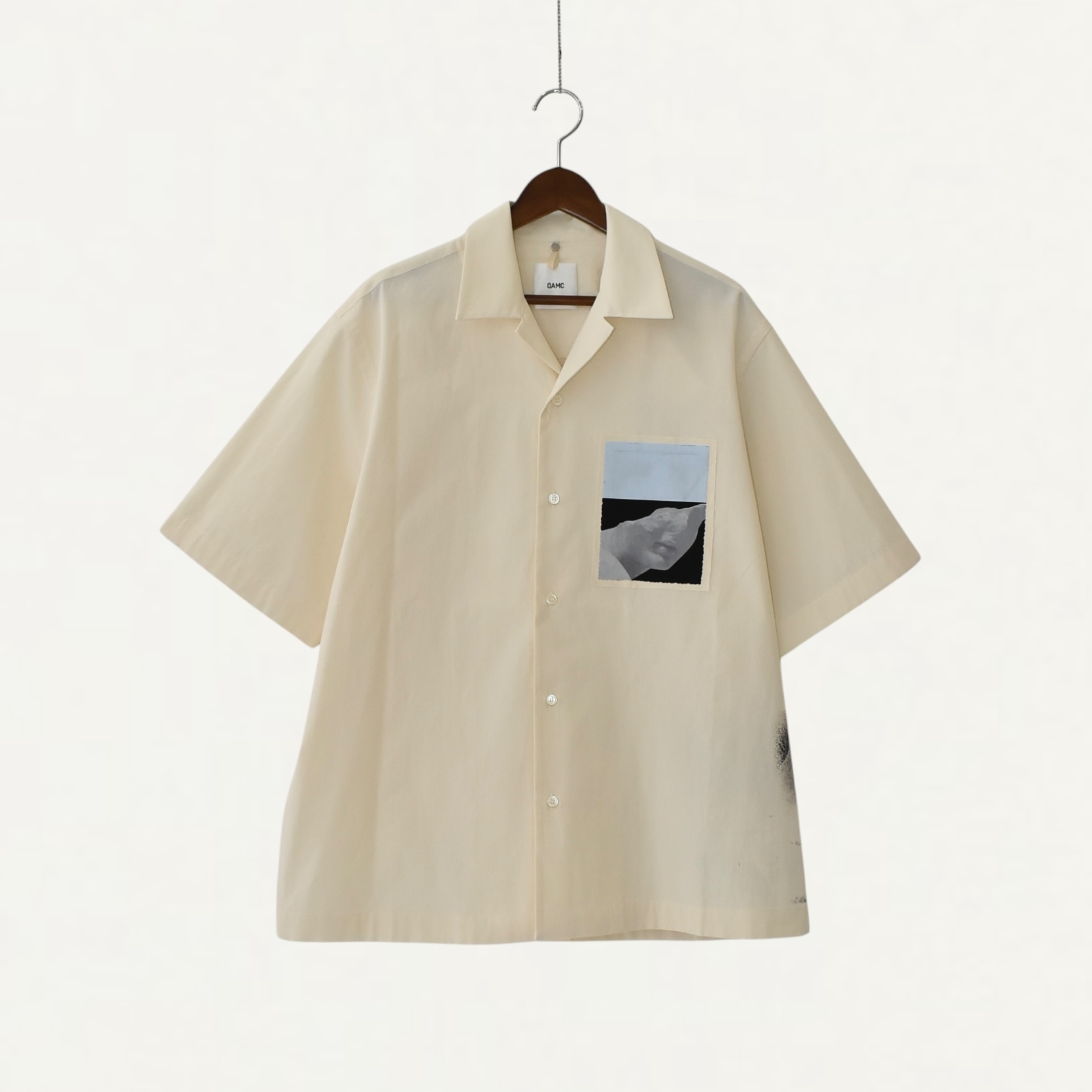 OAMC Kurt Shirt,Print White[OA5SMS01BPT18]
