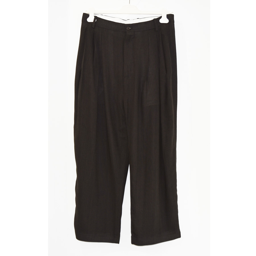 HED MAYNER 6PLEAT PANT[HM00P66-BRN]