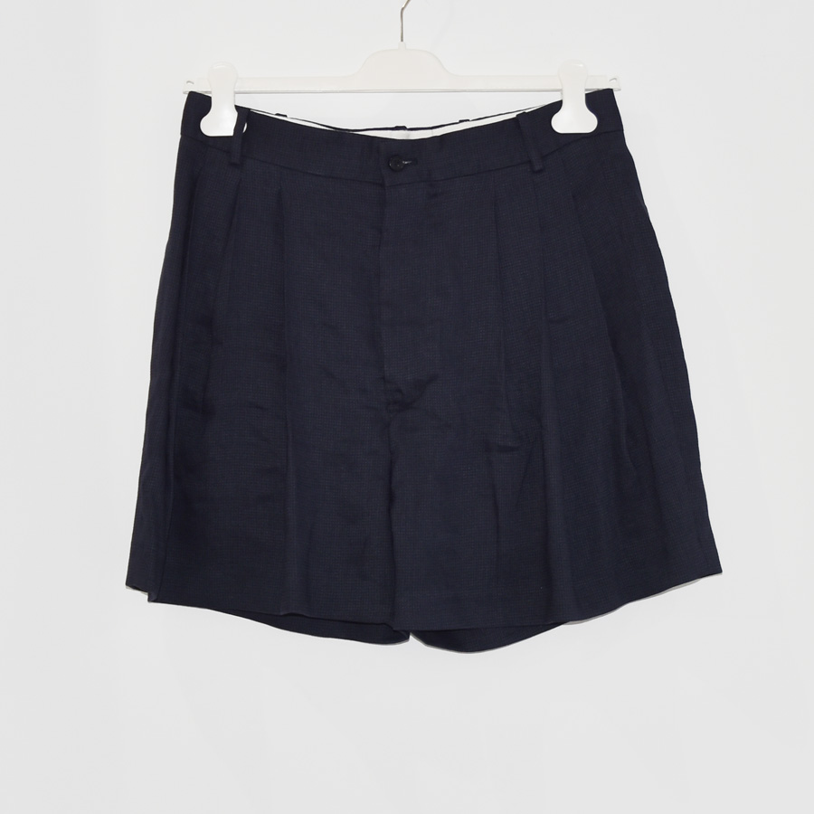 HED MAYNER Short Pleated Pants[HM00P67-NV]