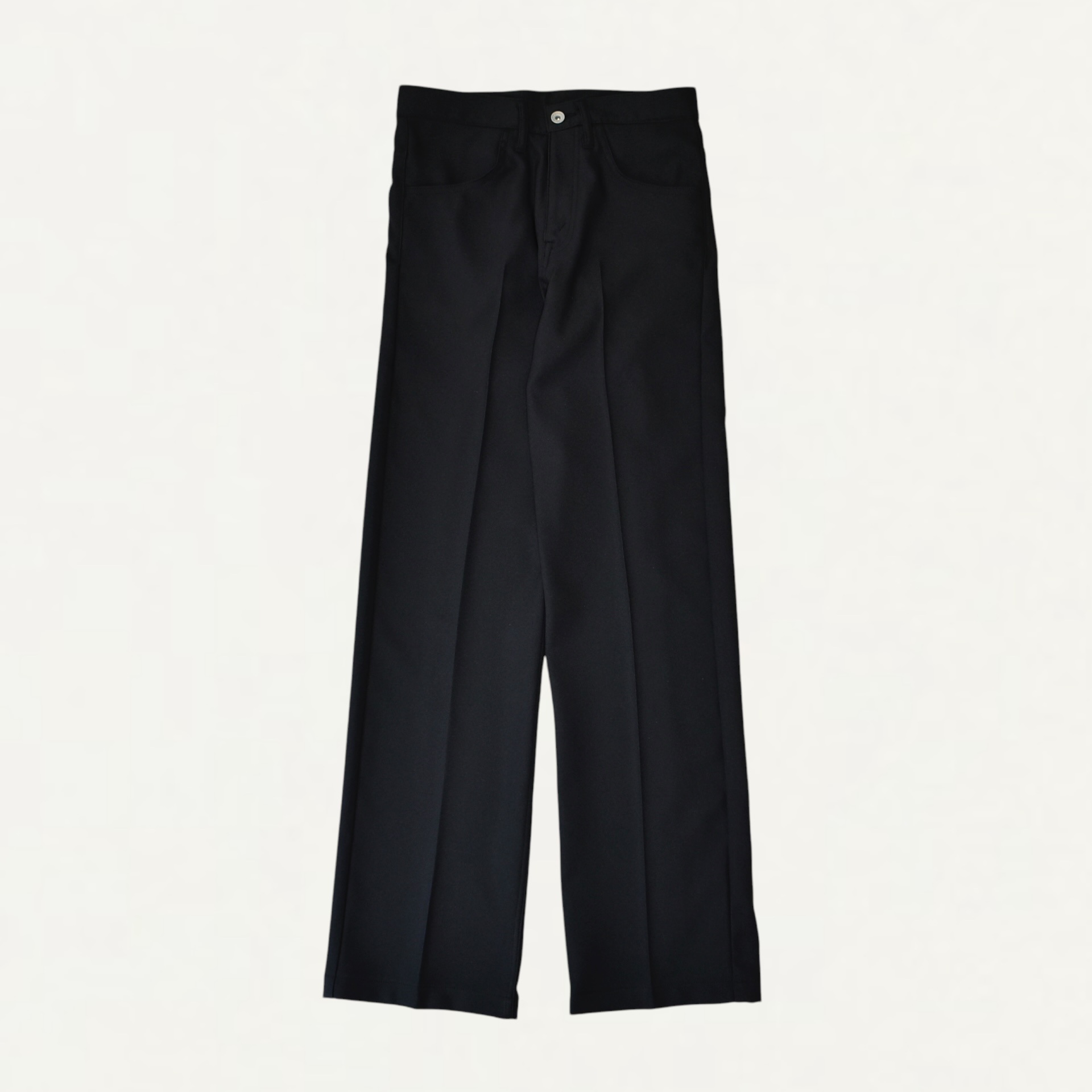 DAIRIKU "Straight" Pressed Pants Black[25RG P-3]