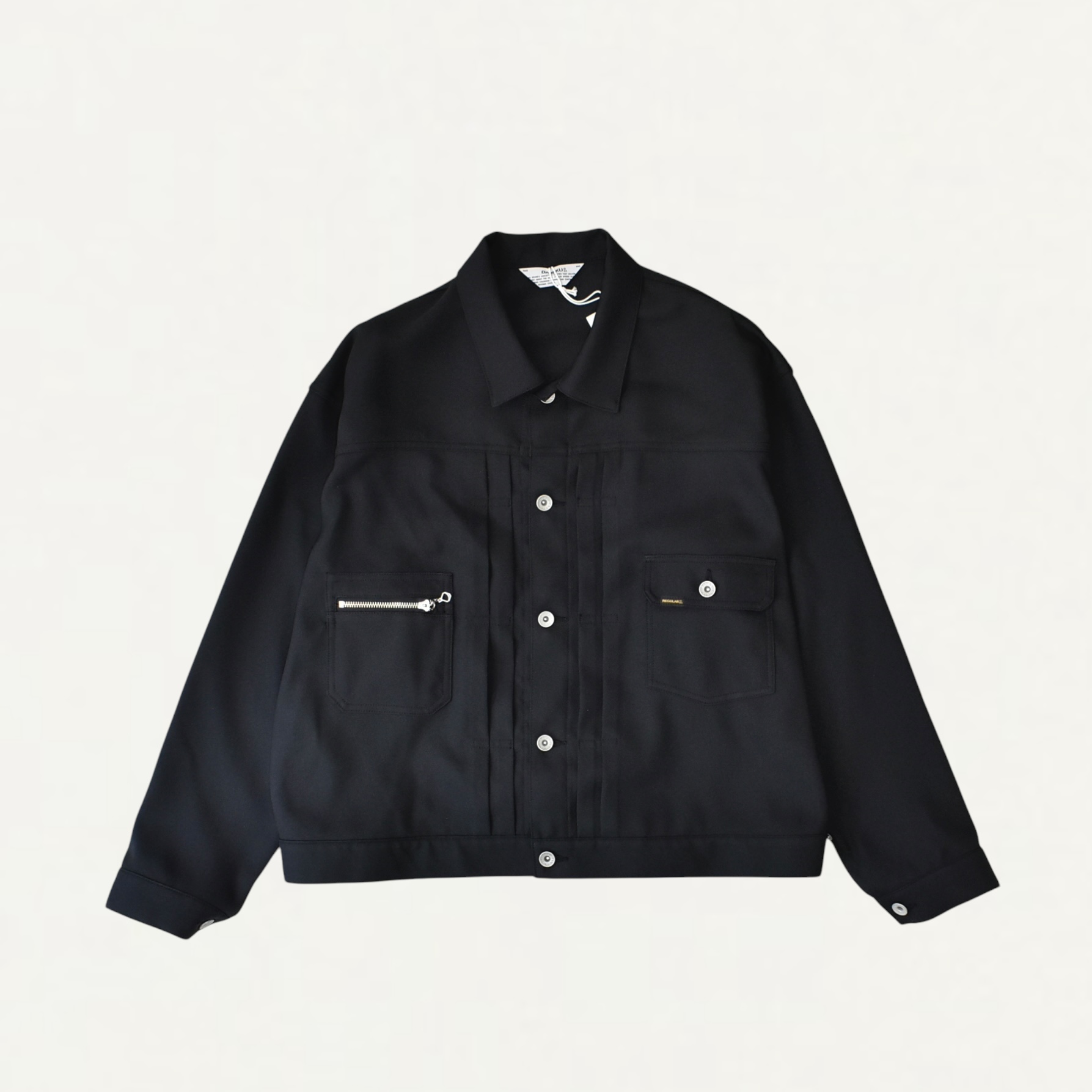 DAIRIKU 2pkt Polyester Jacket Black[25RG P-1]