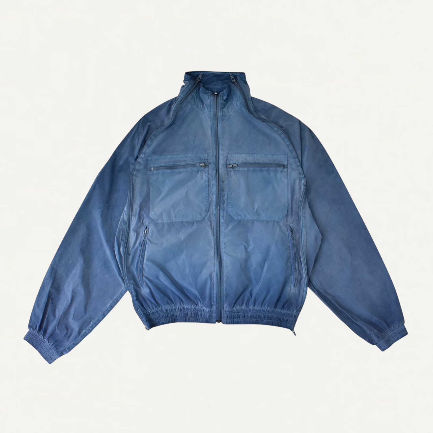 DAIRIKU "Surf Vintage" 3-Zip Work Jacket Wash Blue[25SS SFVTG2]