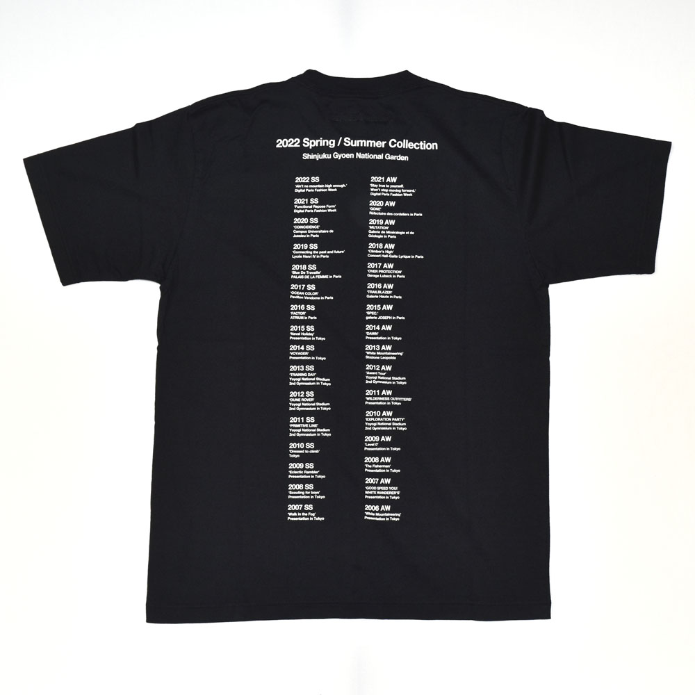 White Mountaineering LIMITED WMｘCAVE Printed T-SH[WM2271540-BK]