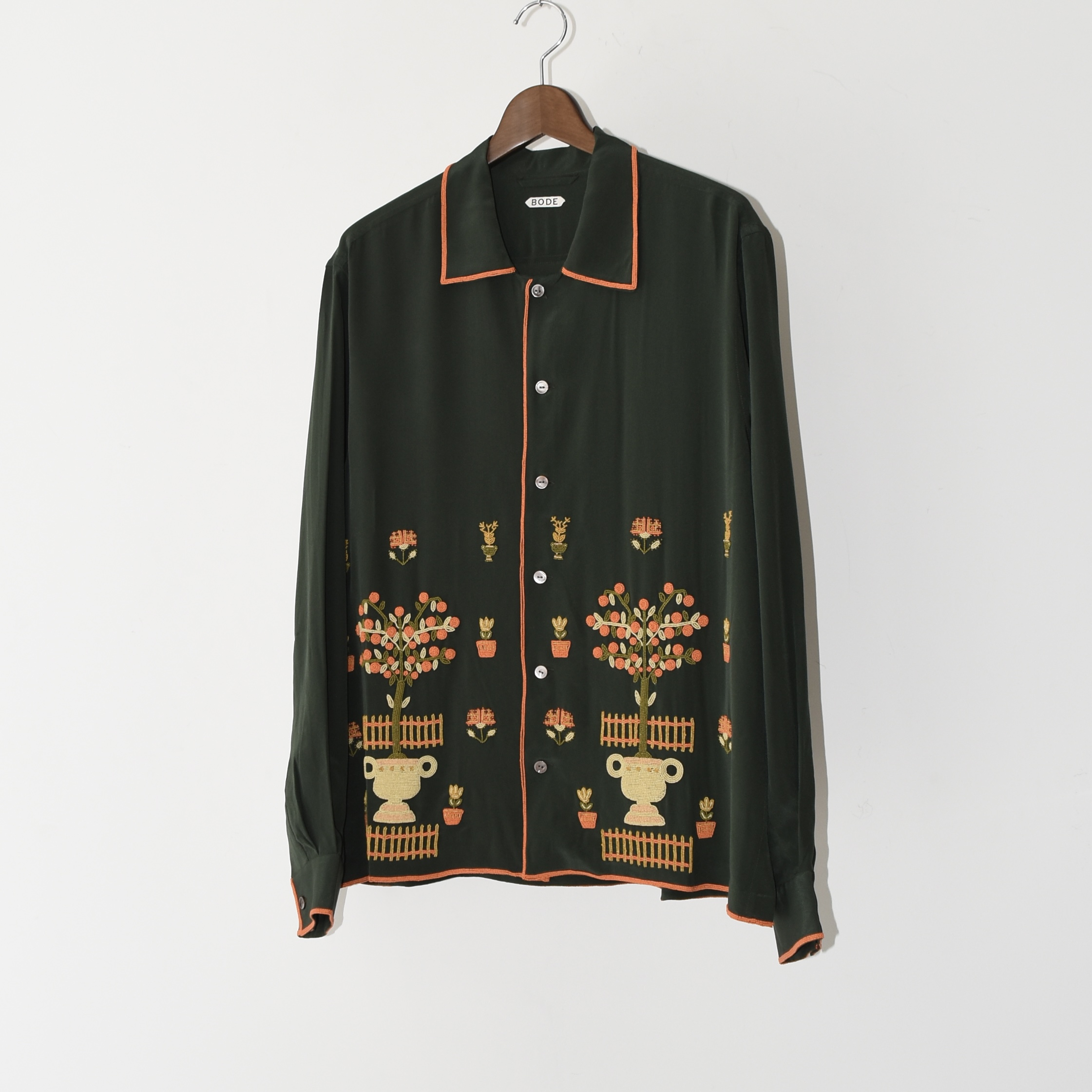 BODE Beaded Paddock Sampler Long Sleeve Shirt[MRS24SH004]