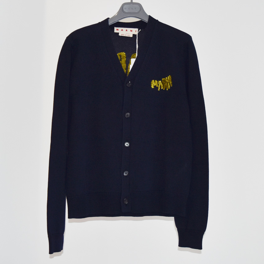 MARNI コットンニットカーディガン[CDMG0108Q0-00B61]