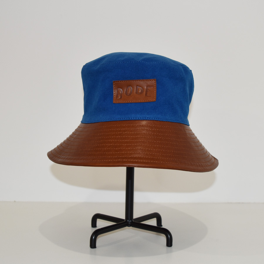 BODE LEATHER BRIM BUCKET HAT[23AC005]