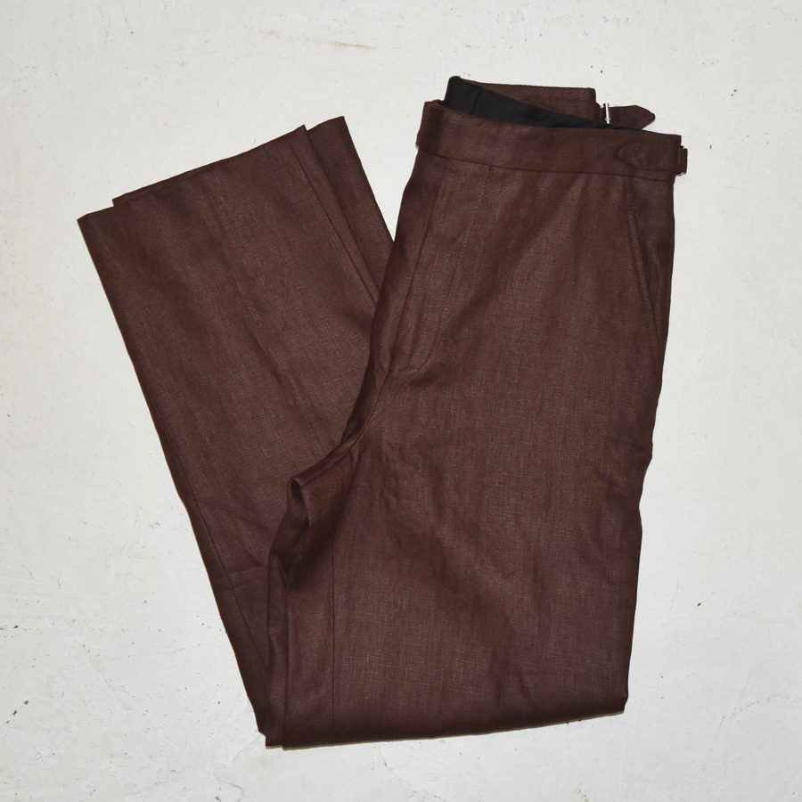 BODE LINEN SUITING TROUSER[23BT064]