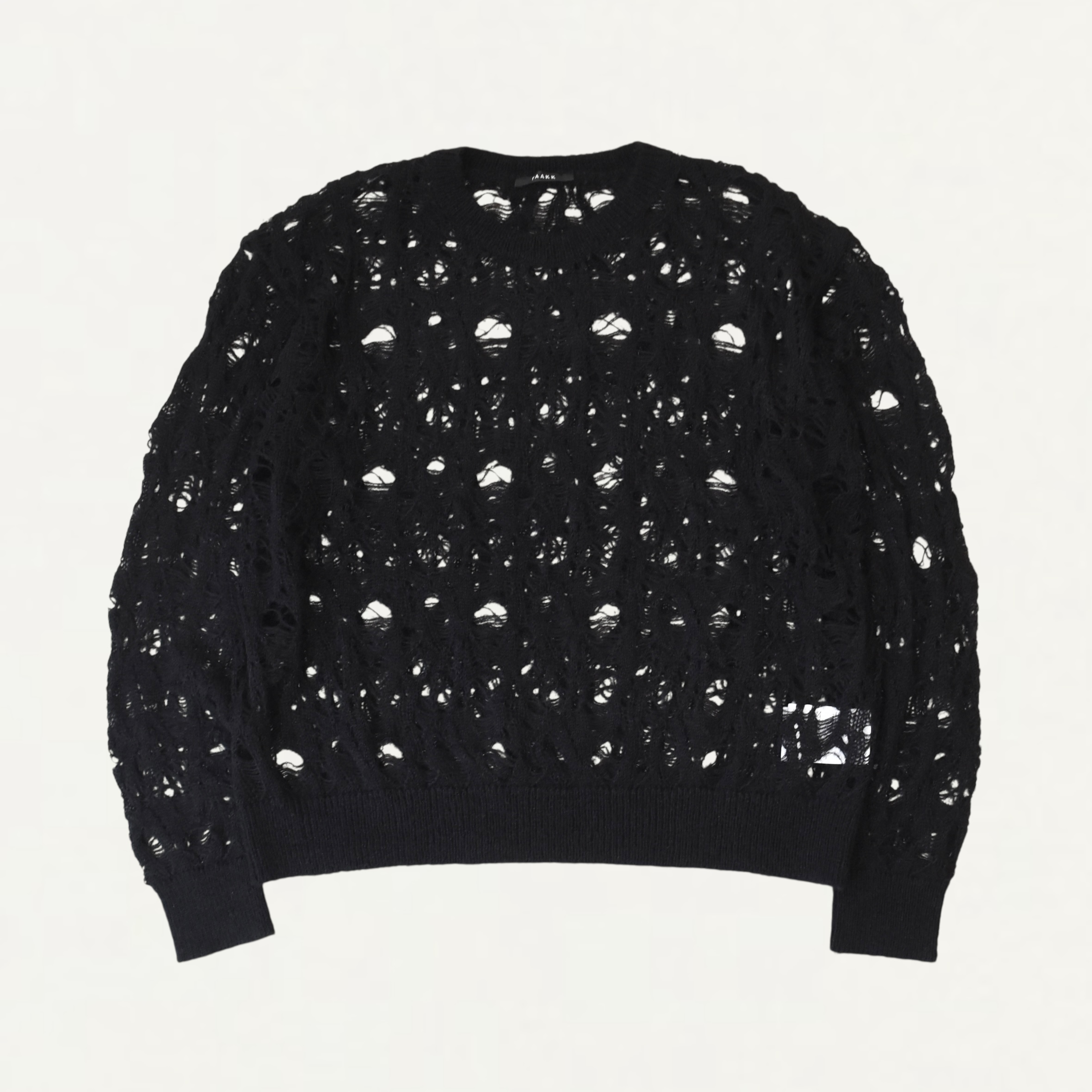 TAAKK MOHAIR KNIT BLACK[TA25AW-KN035]
