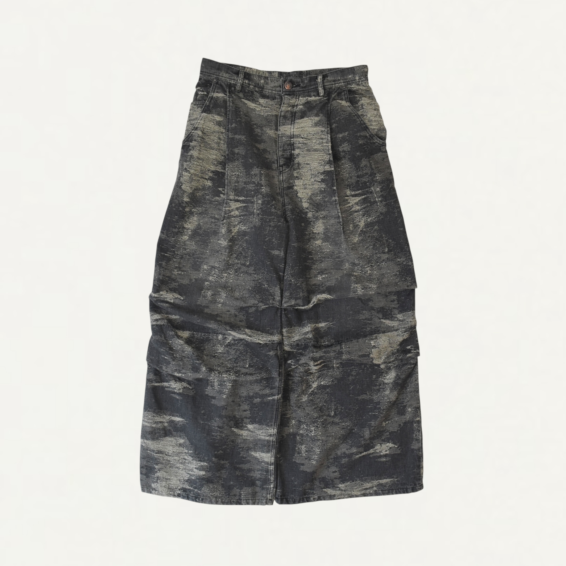 TAAKK DENIM DESIGN TROUSERS GRAY[TA25AW-PT040]
