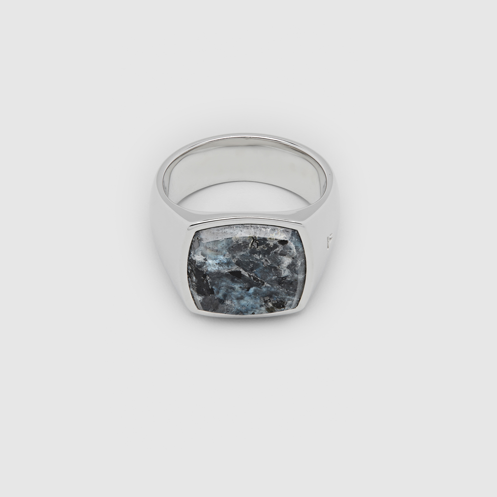 TOMWOOD RING Cushion Larvikite (M)[R74HPNW01S9-M]