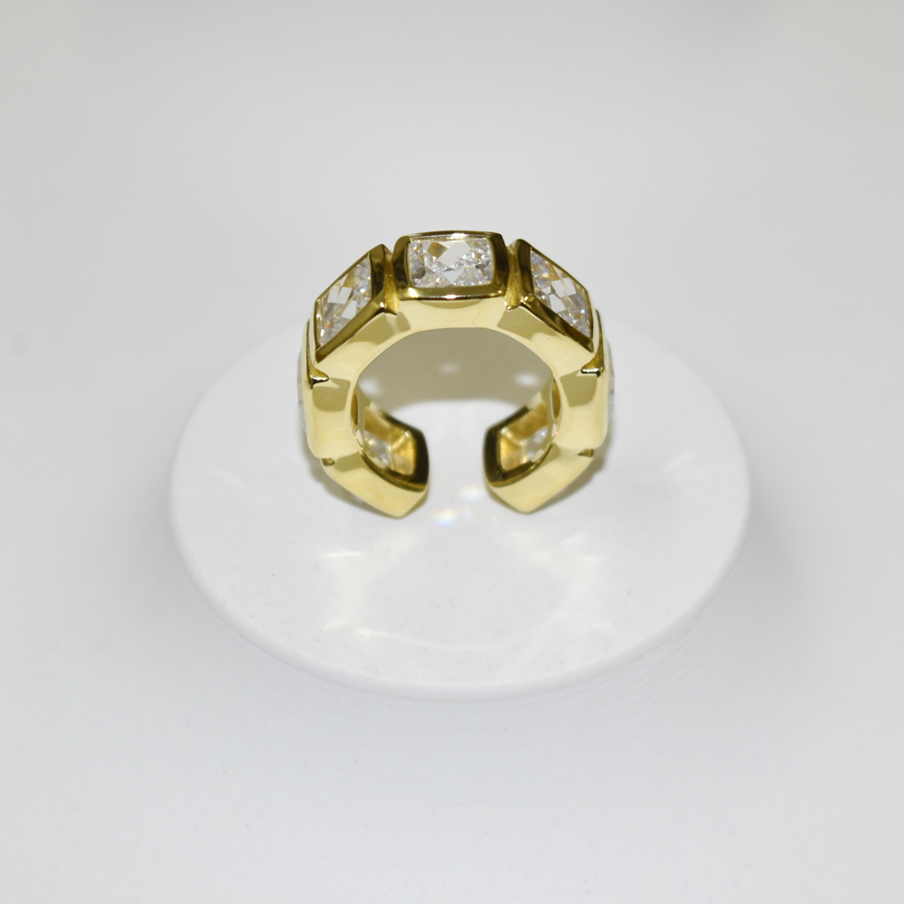 TOMWOOD Cushion Ear Cuff Zirconia Gold[E39GWCZ01S9]
