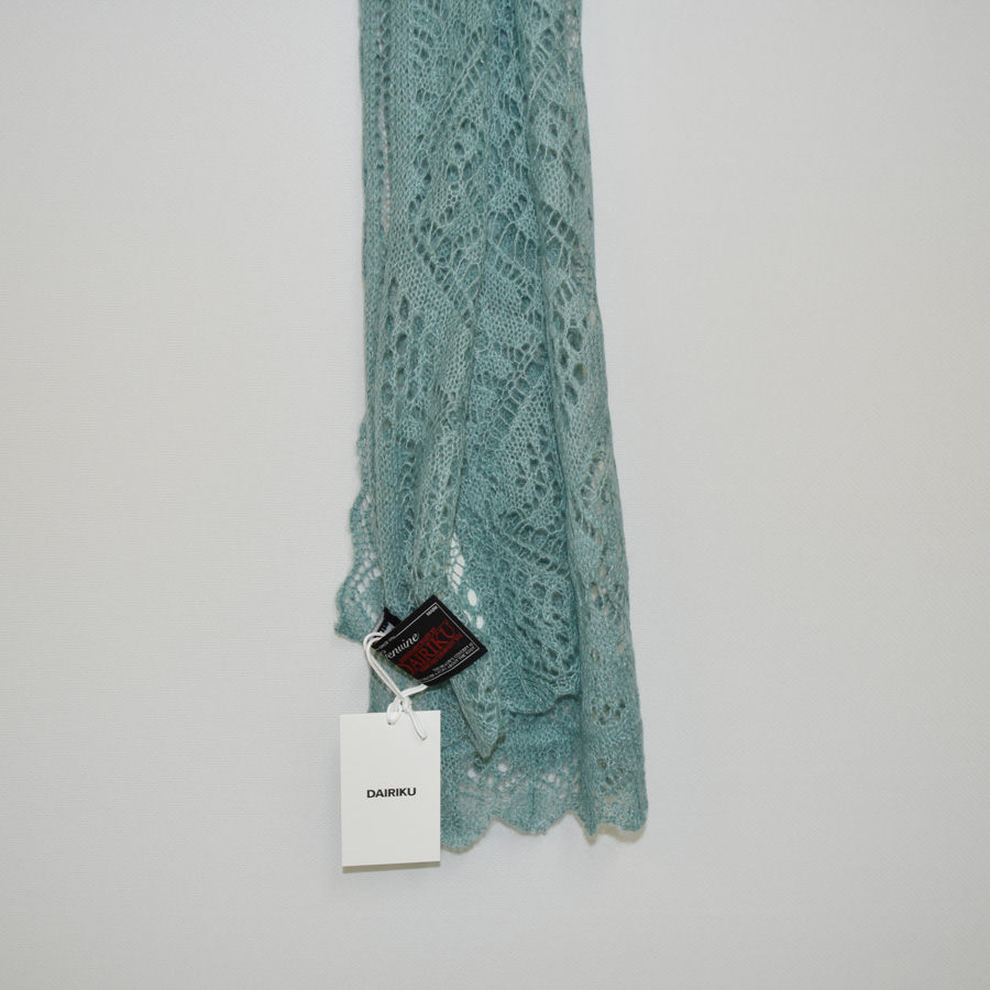 DAIRIKU Lace Muffler[23AW A-12 Aqua]