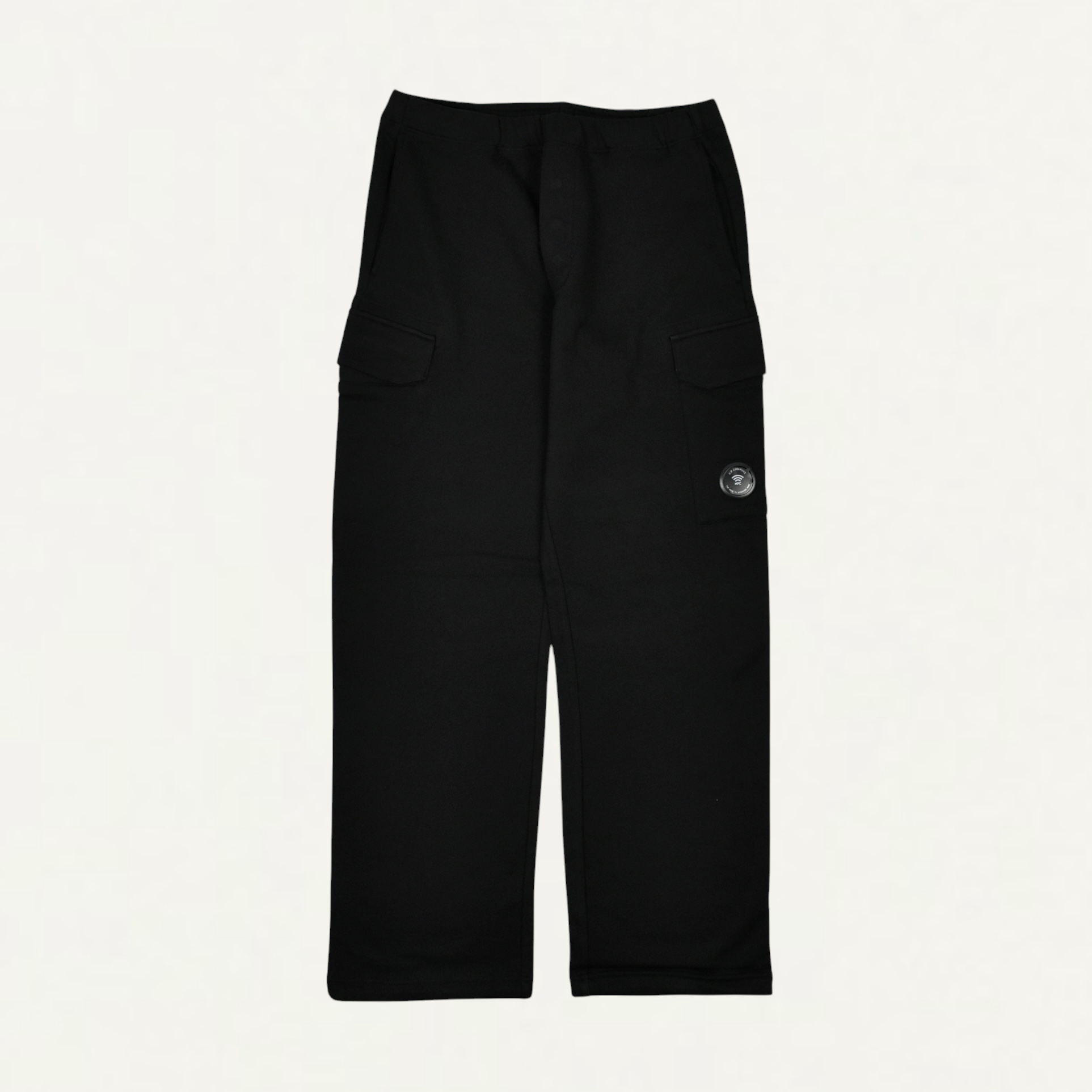 C.P. Company Diagonal Raised Fleece Cargo Sweat Pants with Lens[21CMSP030A]