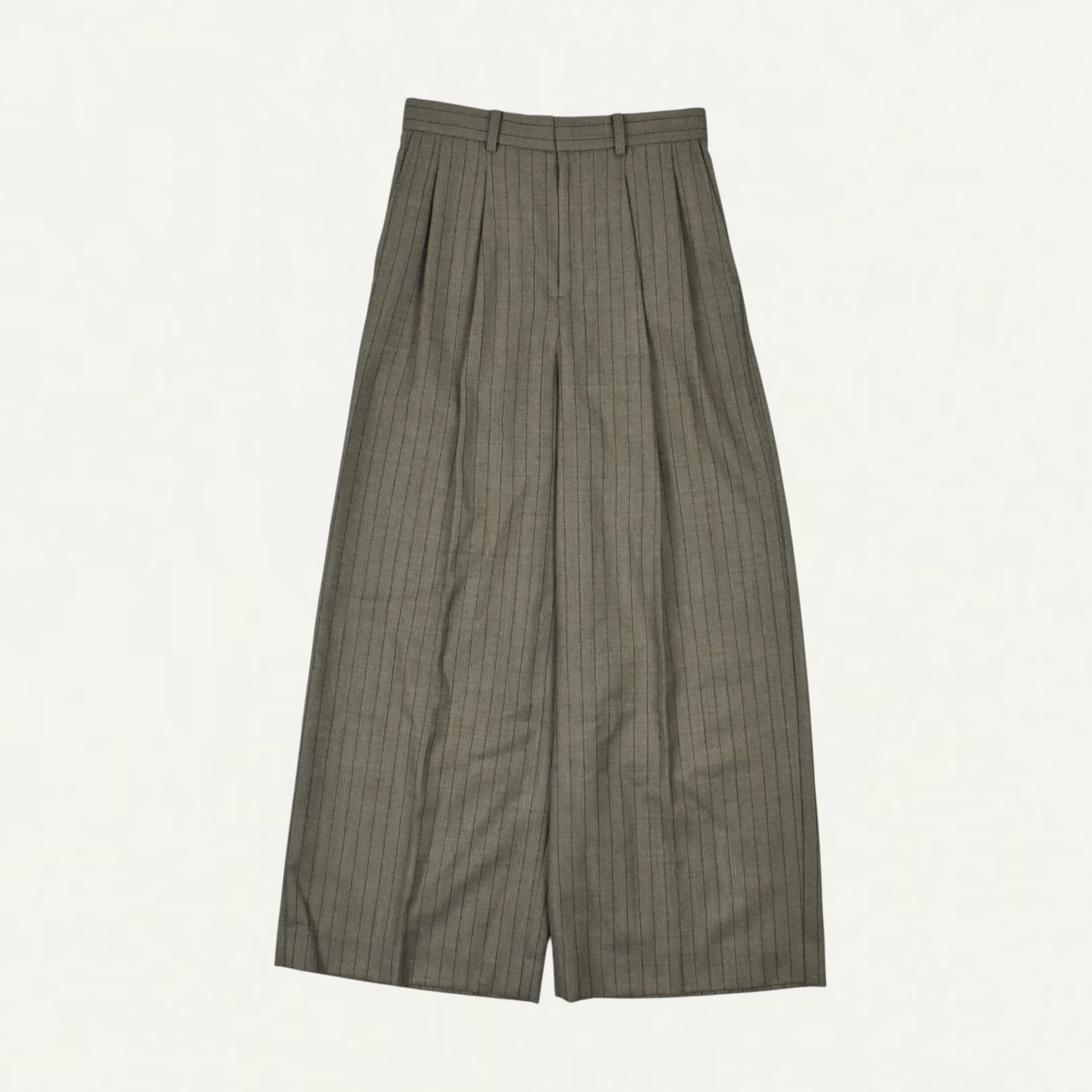 TAAKK JŌMON RELIEF WIDE TROUSERS BEIGE[TA26AW-PT063]