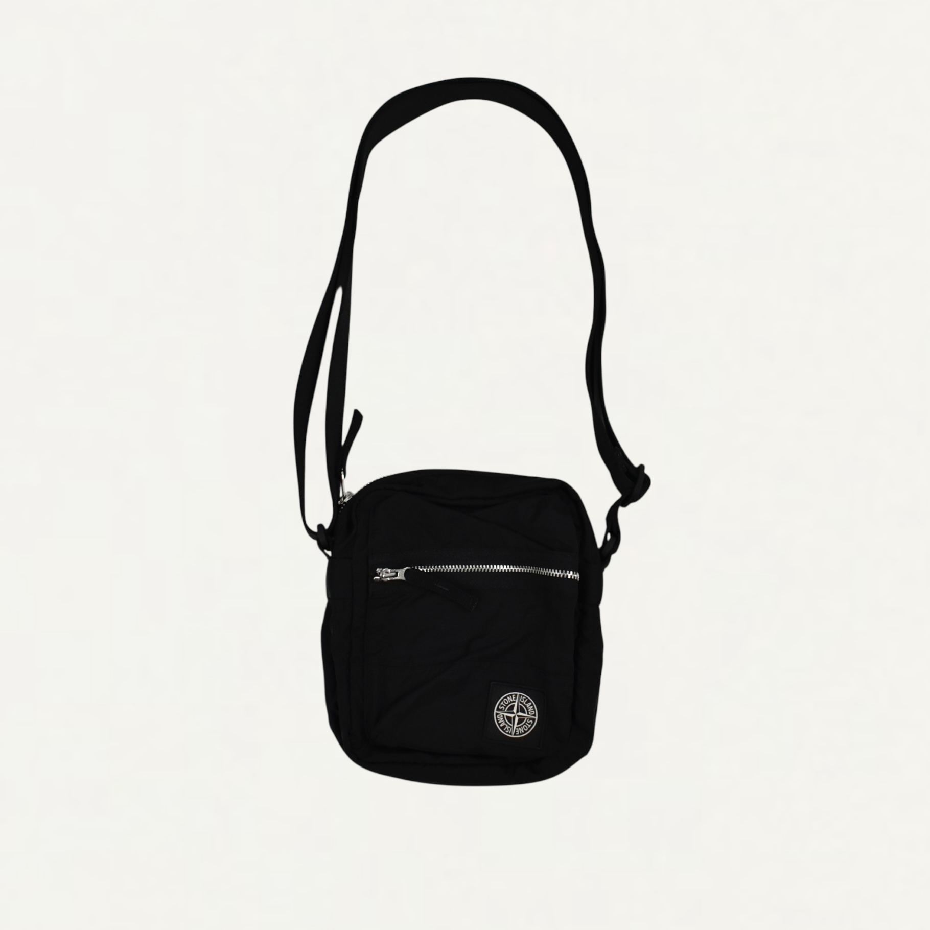 STONE ISLAND 9200015 COATED NYLON METAL IN ECONYL® Pouch bag with front pocket and ripstop lining[K2S159200015]
