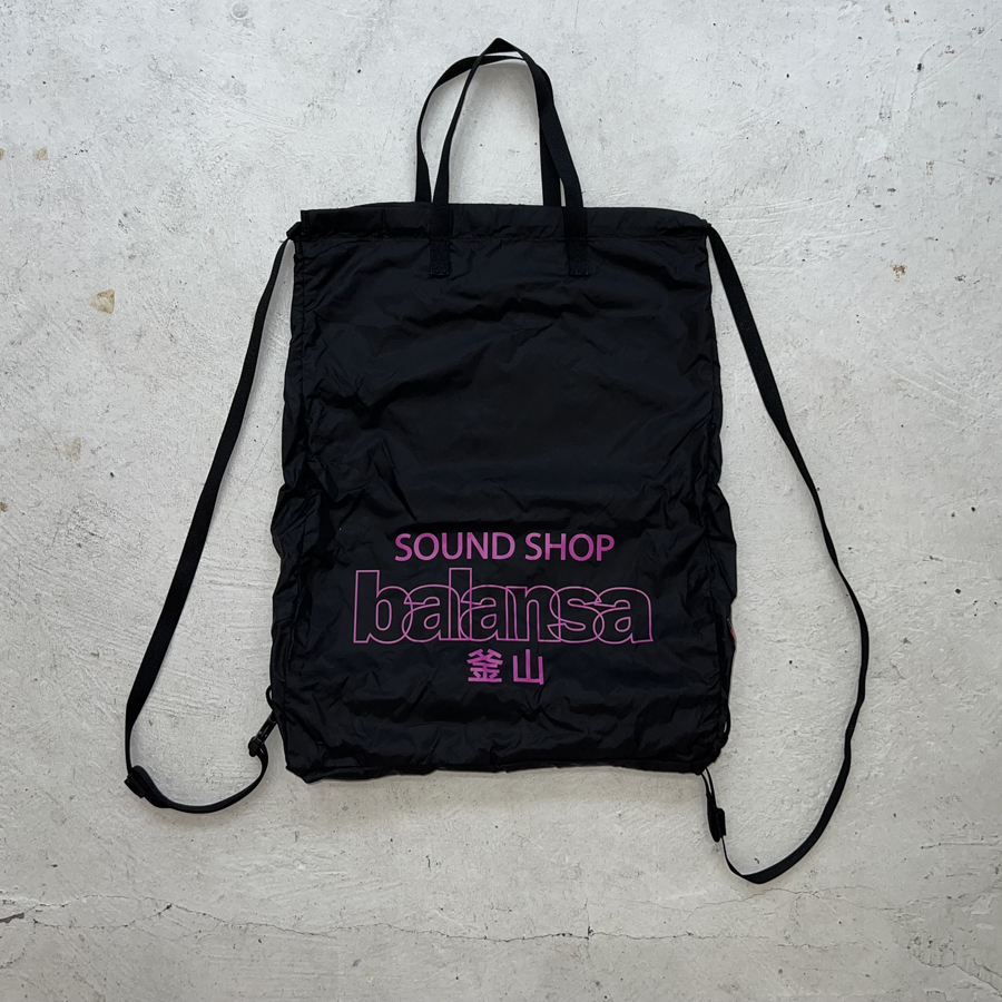 BALANSA gym sack [Black/Pink]