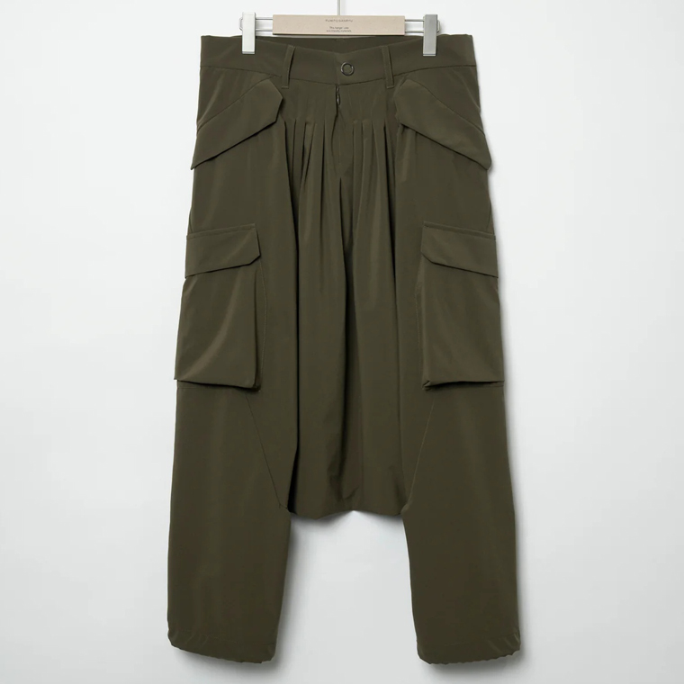 FUMITO GANRYU Mixture sarrouel tech pants[Fu10-Pa-04-kh]
