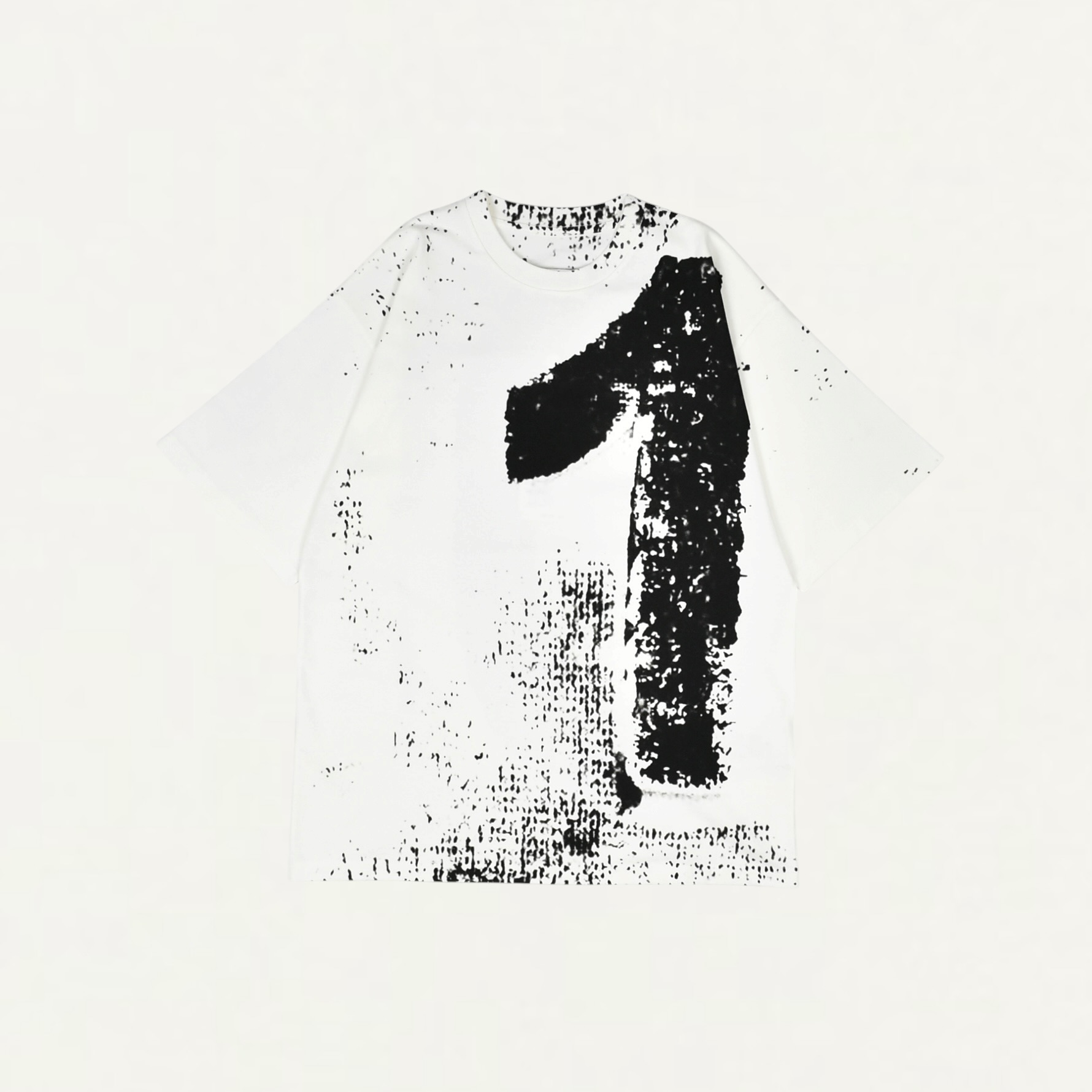Maison Margiela 10 Print Cotton T-Shirt White[S50GC0741]