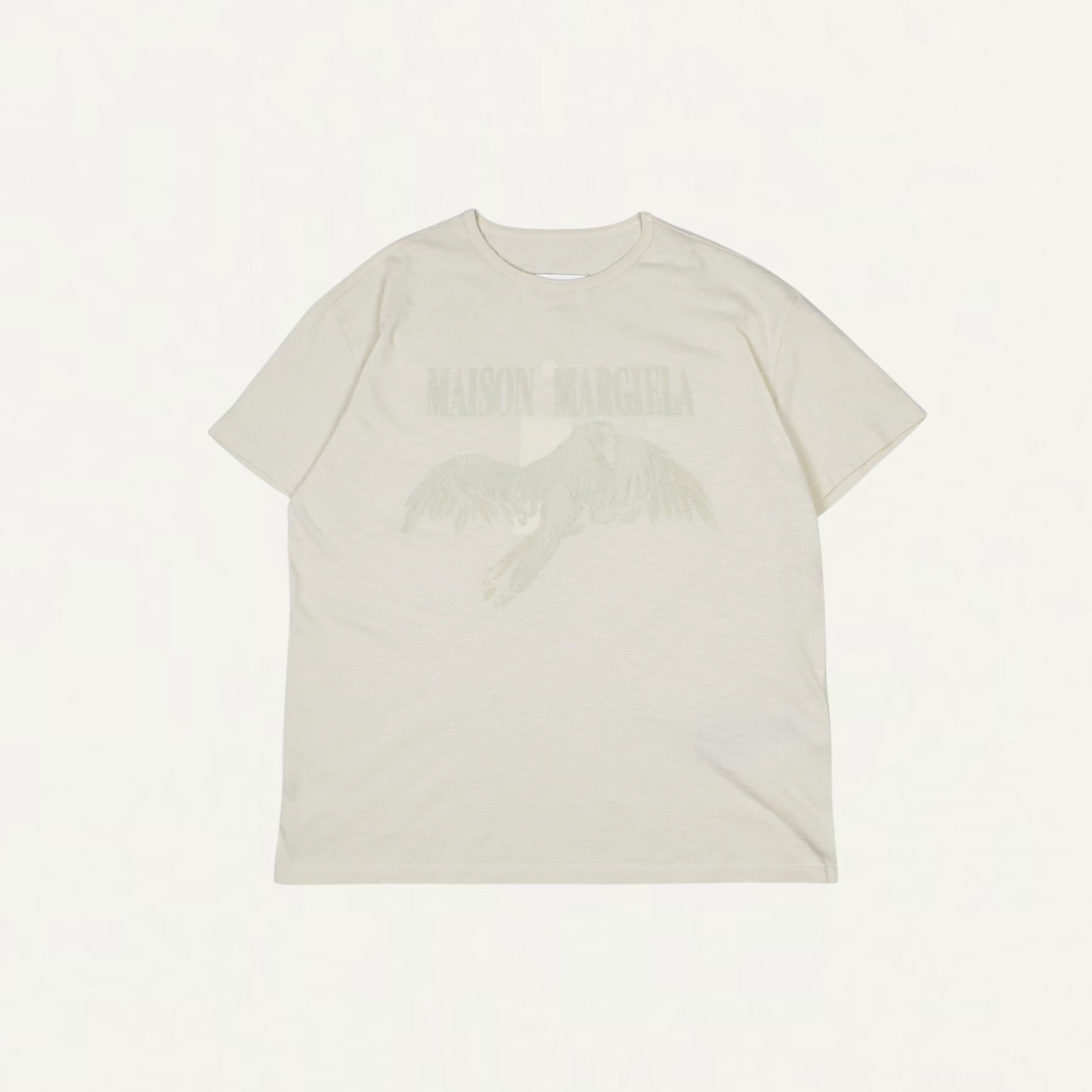 Maison Margiela Cotton T-Shirt Cream[S50GC0736]