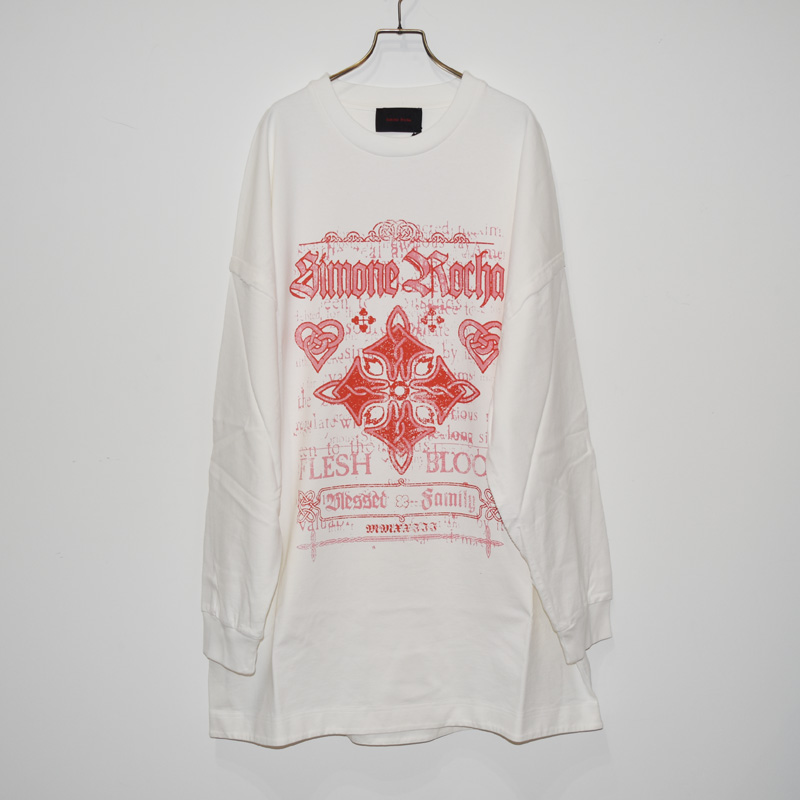 SIMONE ROCHA OVERSIZED L/S T[5172P2-WR]