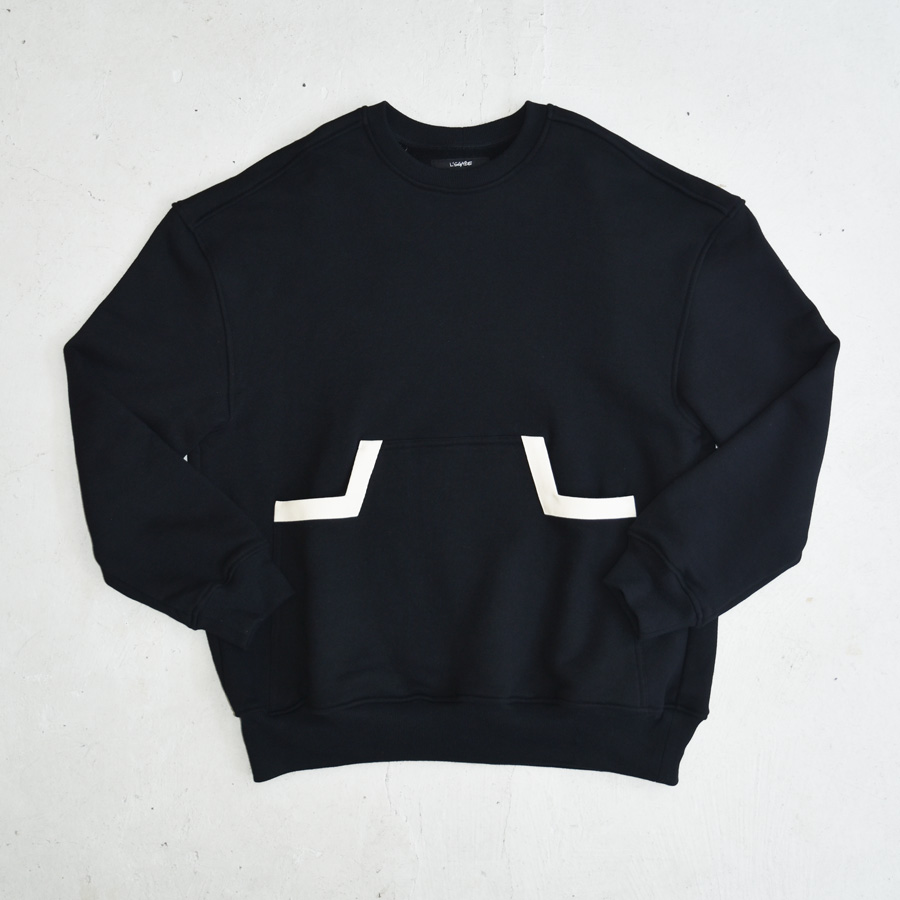 L'S GAZE RELAX SWEAT TOP BLK[G00102065B]