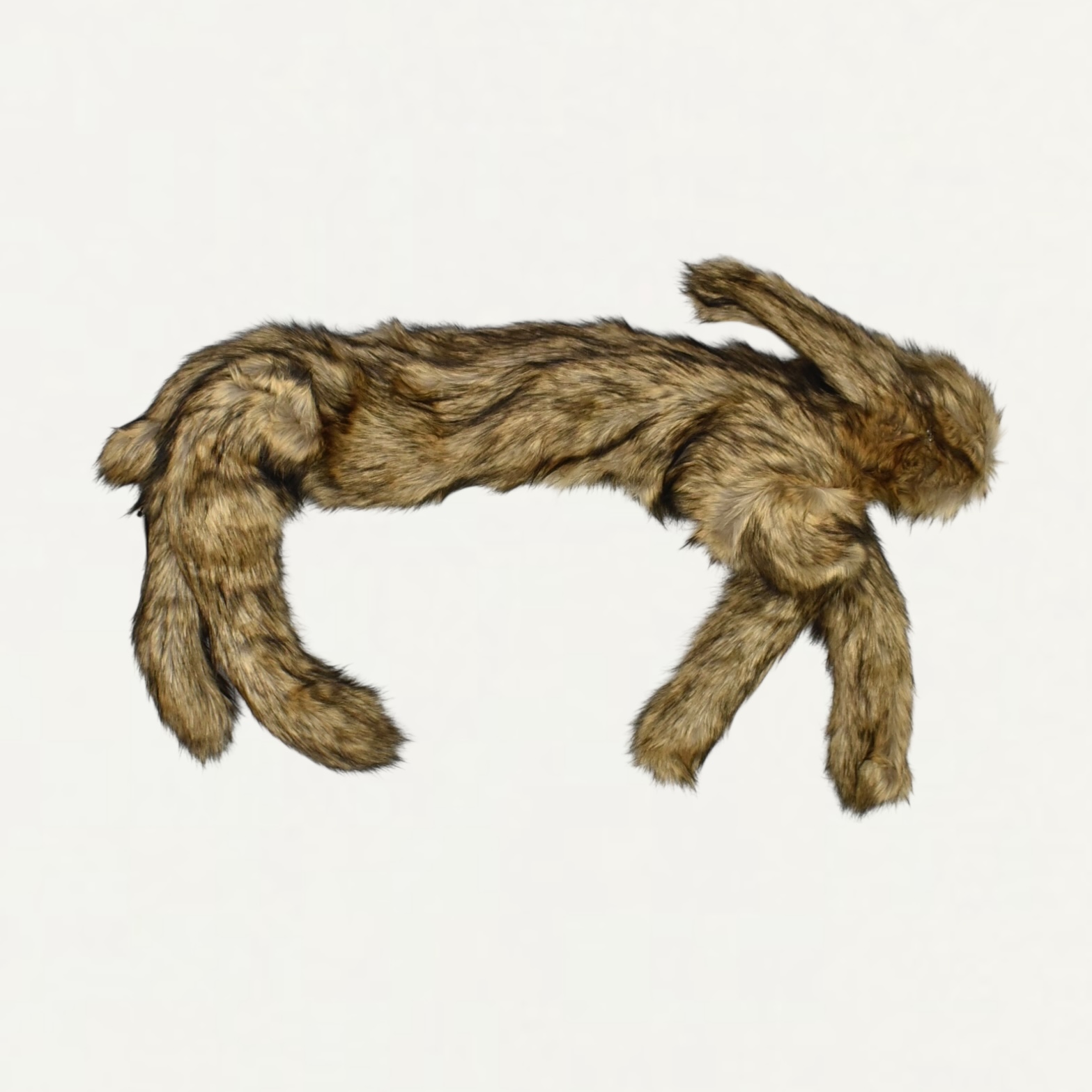 Simone Rocha Long Faux Fur Hare Scarf Brown[SCARF4 0815]