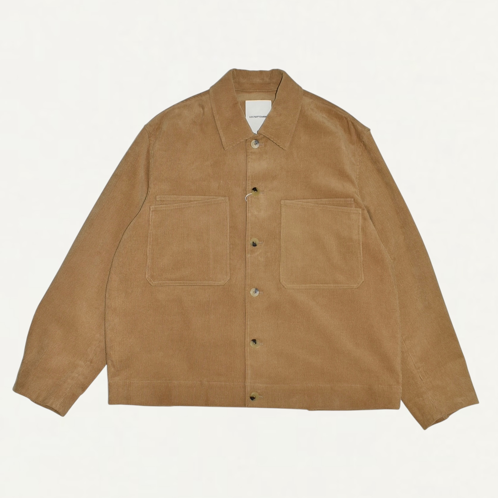 LE17SEPTEMBRE CORDUROY LAYERED POCKET JACKET CAMEL[LH2579JK002ECA]