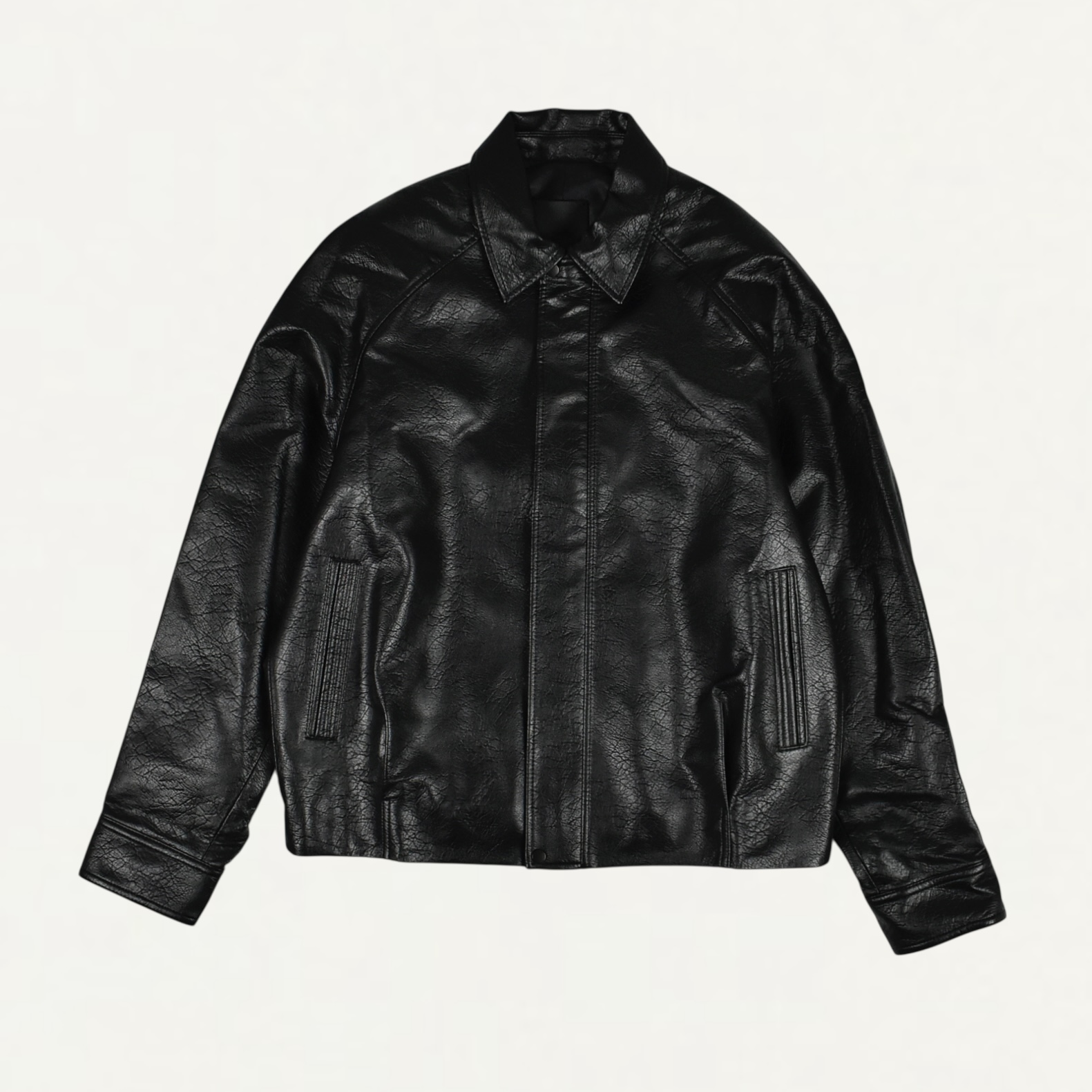 LE17SEPTEMBRE LEATHER JACKET BLACK[LH2579LJ001EBK]