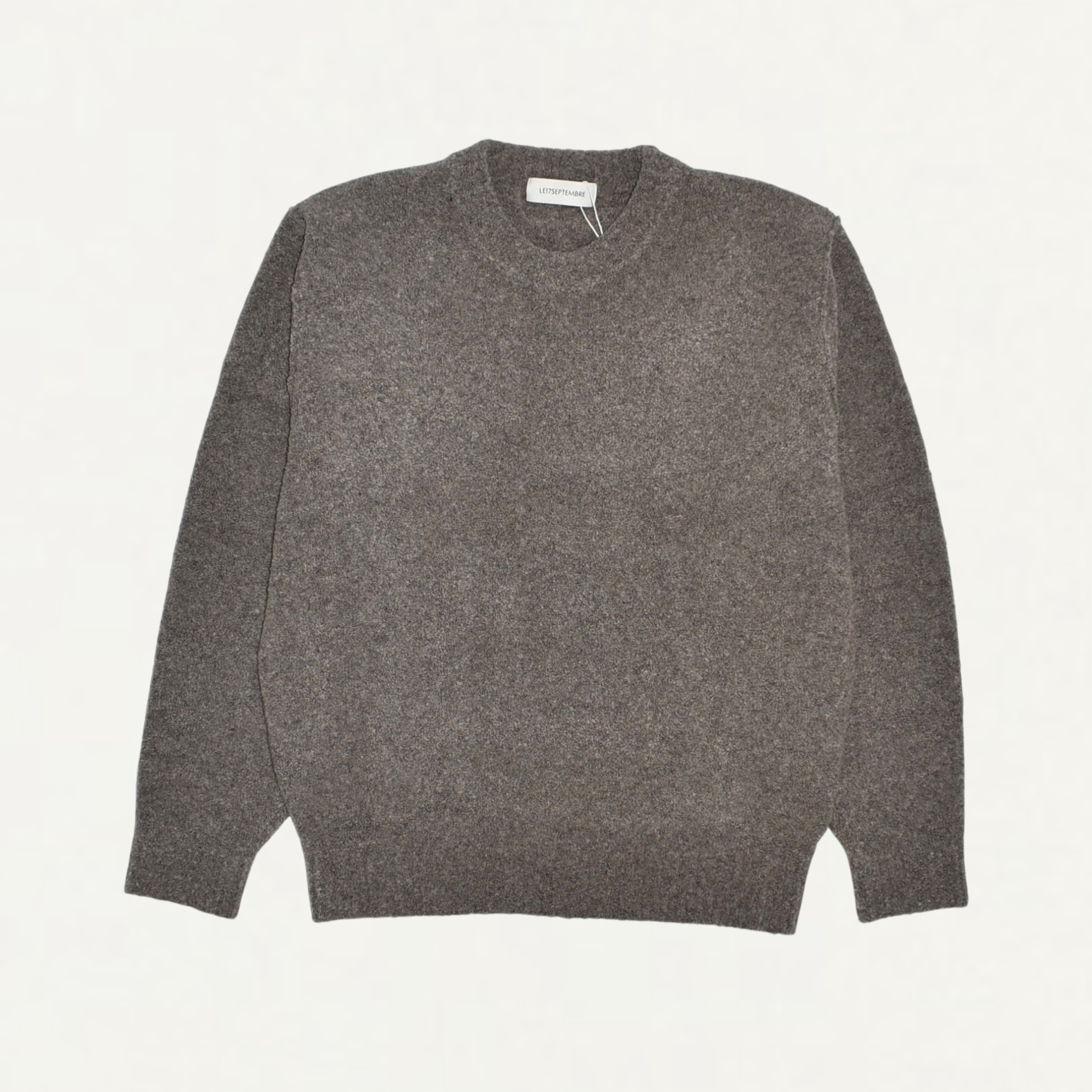LE17SEPTEMBRE BOUCLE REVERSE-SEAM PULLOVER GRAY[LH2579KN002EBC]