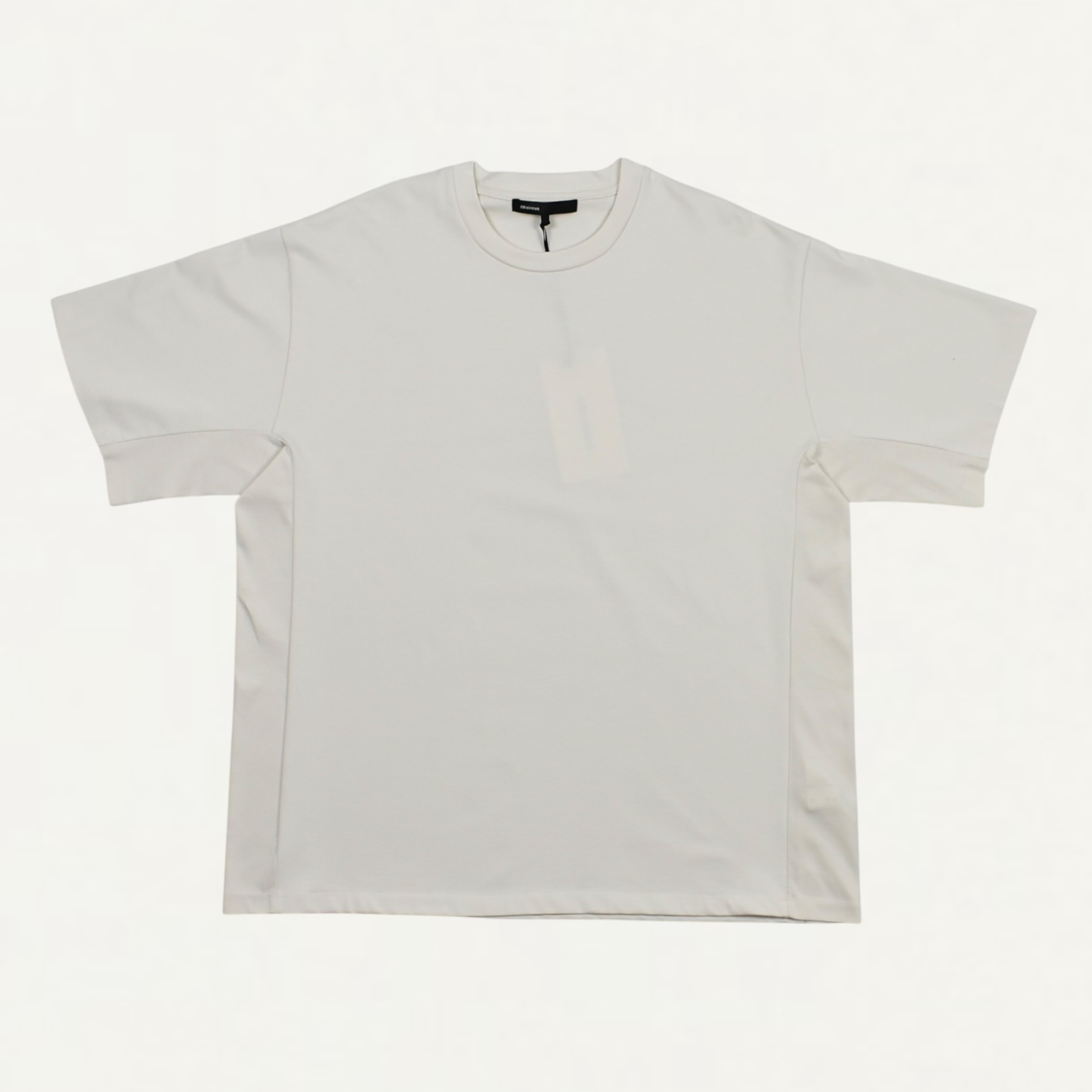 08sircus Organic cotton jersey suede finish tee ecru[S25AW-CS05]