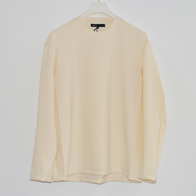 08sircus Nylon stretch jersey long sleeve tee[11-ivory]