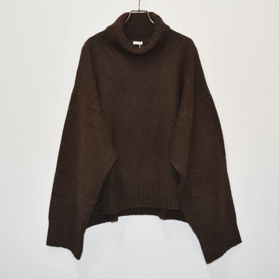 SEEALL OVERSIZED HIGHNECK SWEATER[KJ683-YAK-DB]