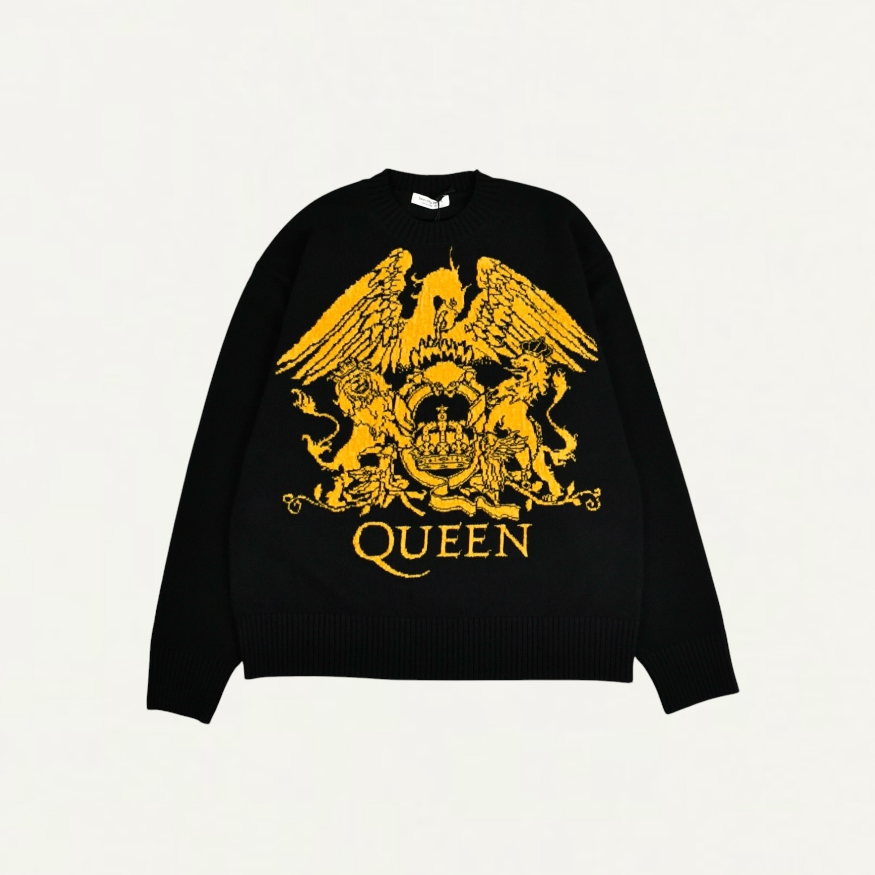 beautiful people rock-knit QUEEN knit pullover black[1646210014]