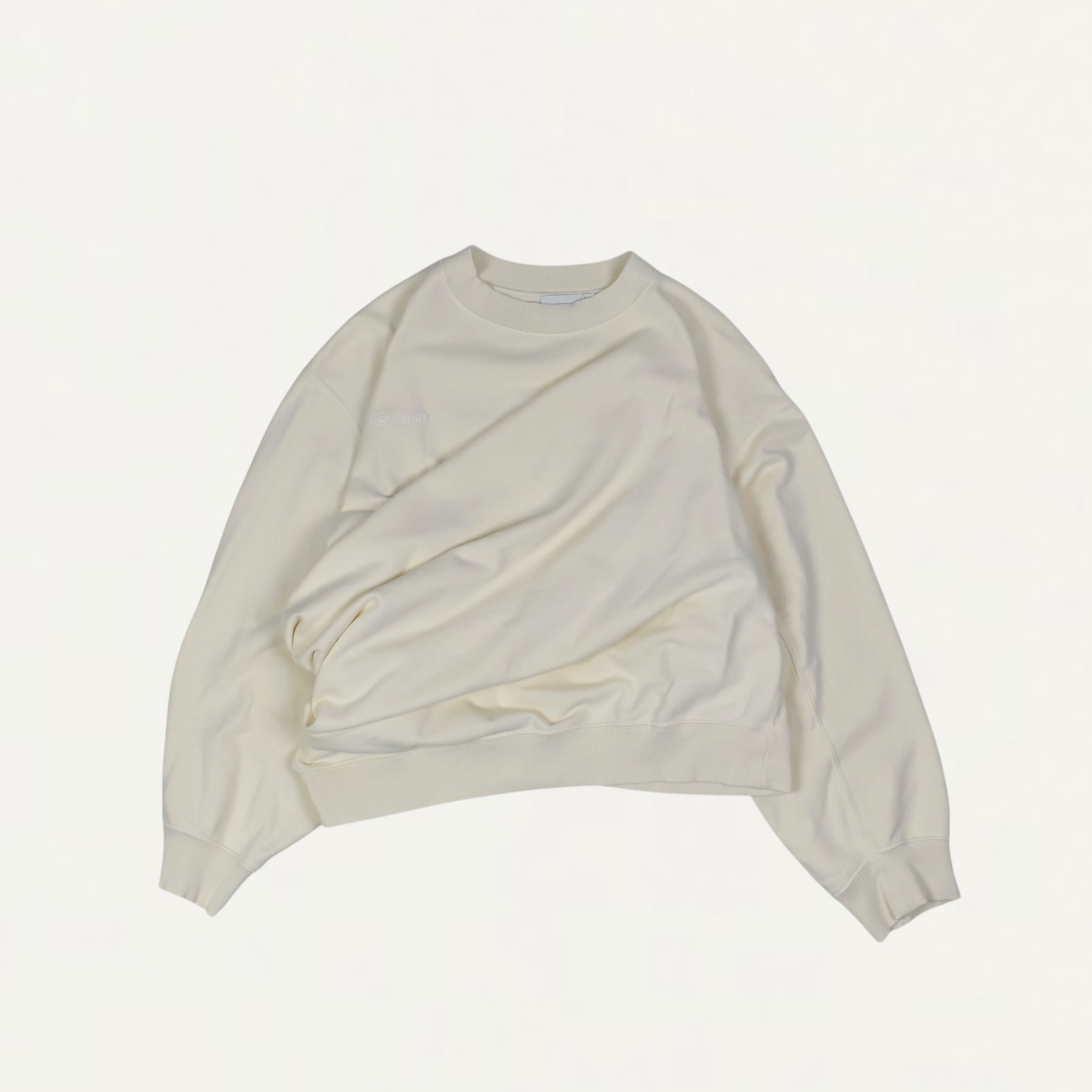 HED MAYNER ASYMMETRIC SWEATSHIRT NATURAL[HMMD72036R HD327]