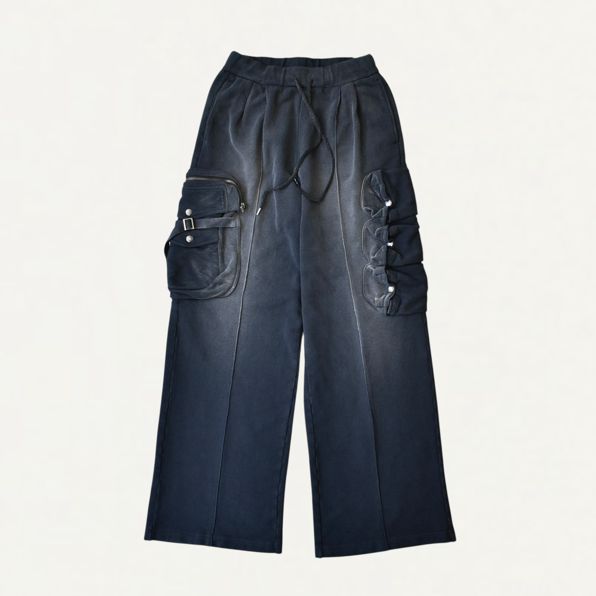 DAIRIKU PKT Vintage Dyed Sweater Pants Black[25AW C2]