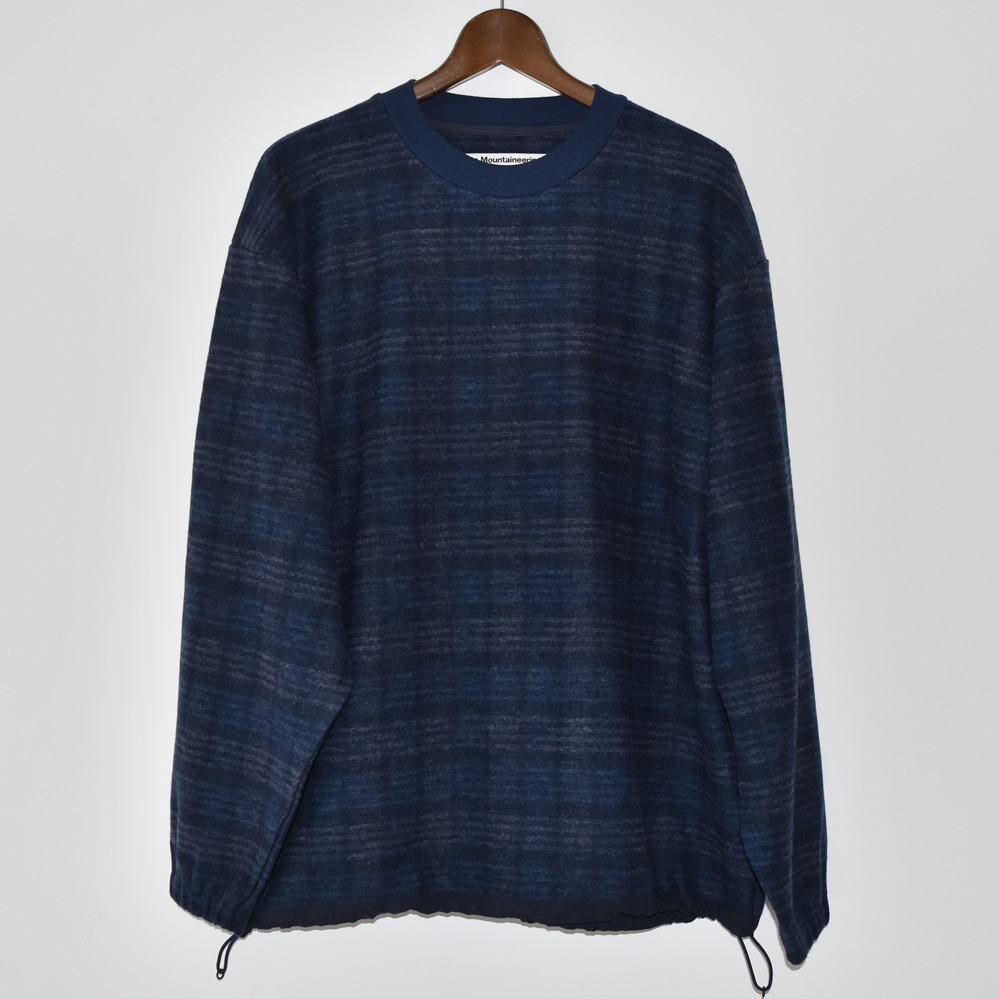 White Mountaineering CHECK PULLOVER-NVY
