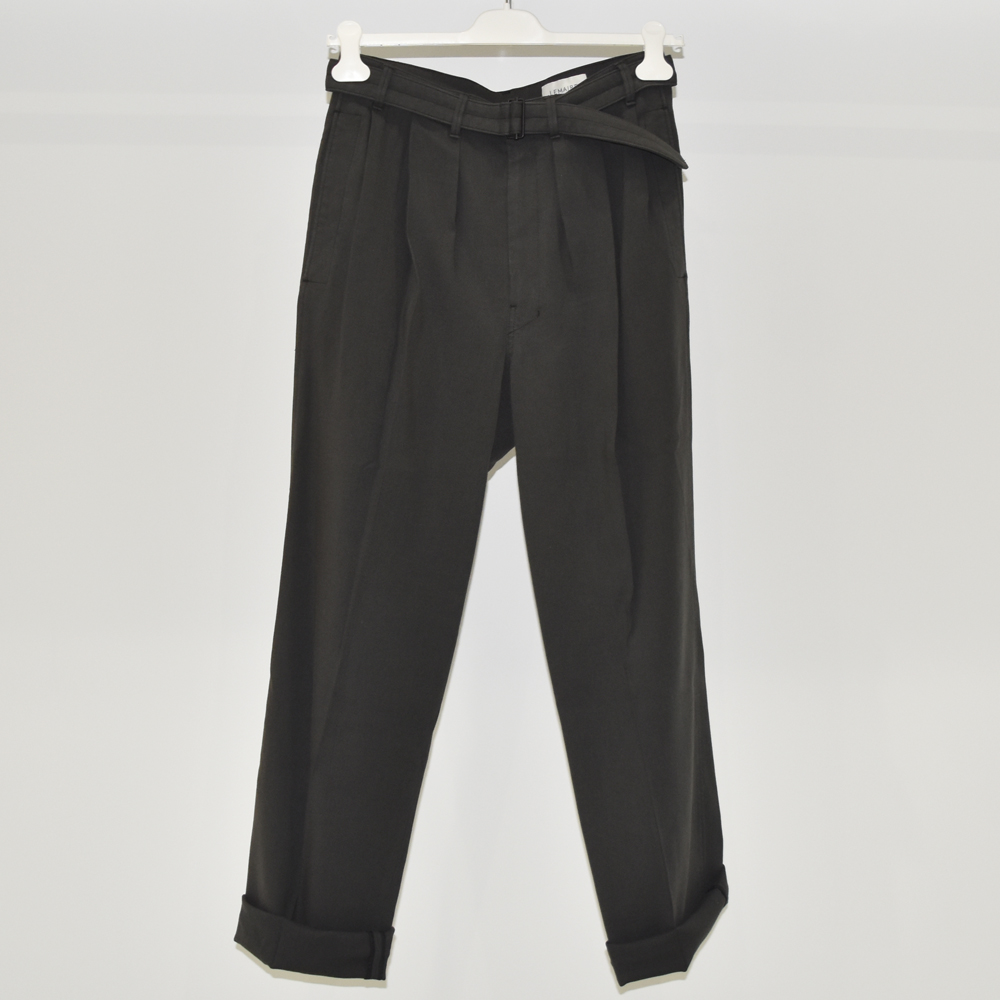LEMAIRE LOOSE PLEATED PANTS[PA314 LF842-BK983]