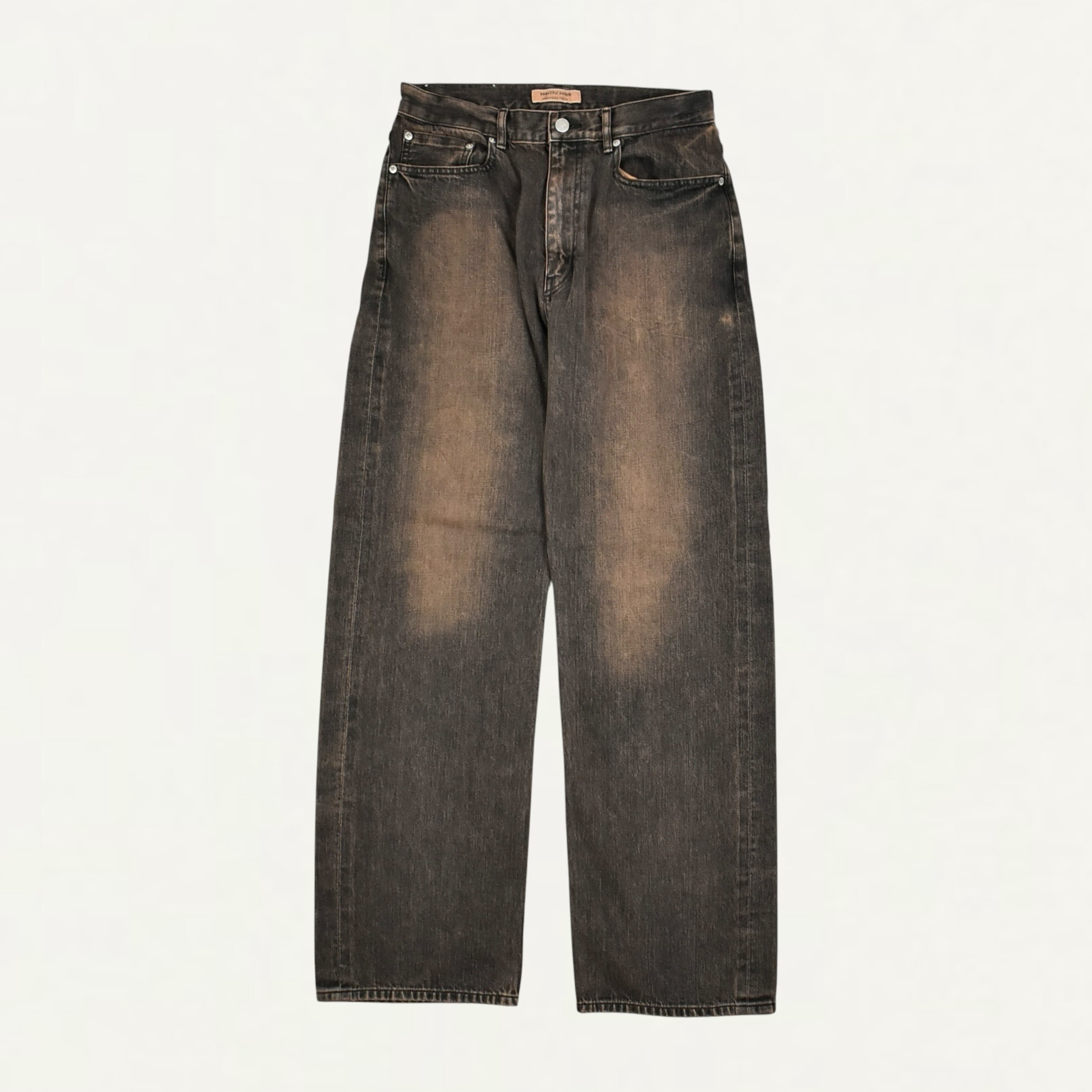 beautiful people selvedge denim o/d classic brown[1646105036]