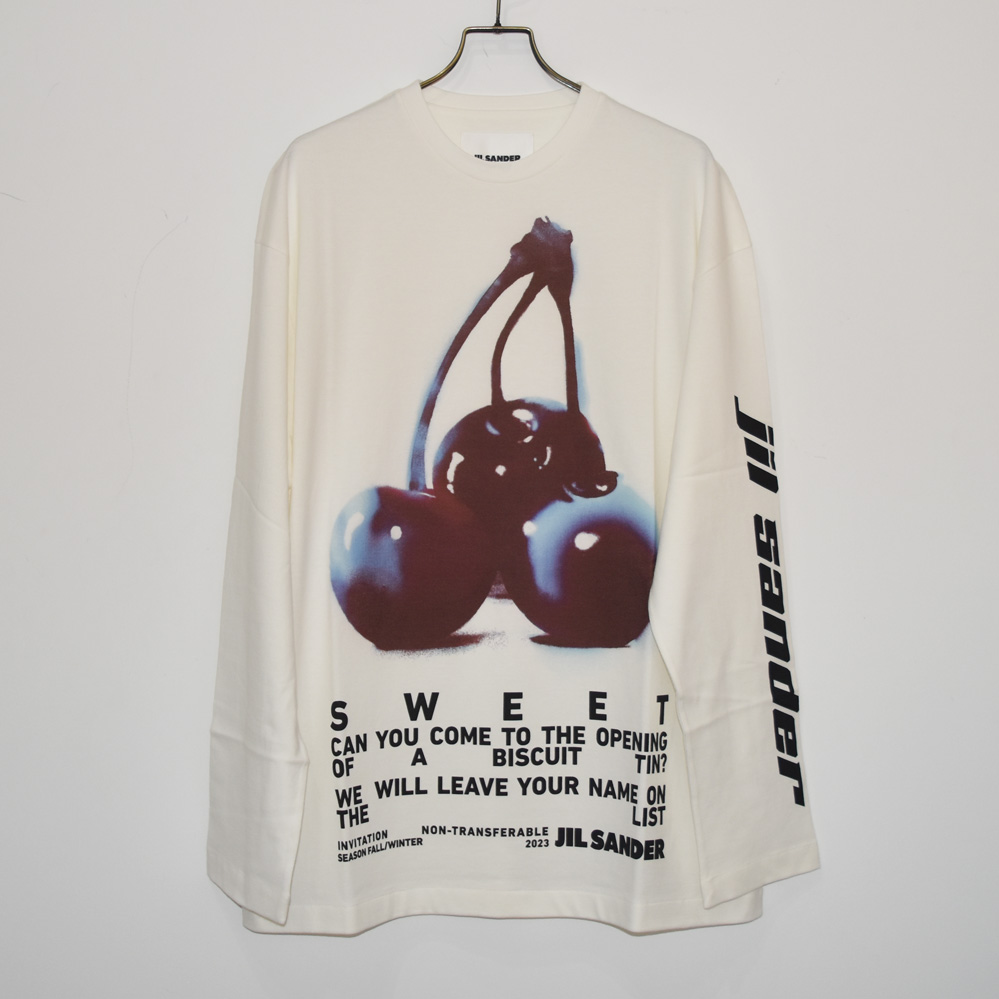 JIL SANDER プリントロングスリーブTシャツ