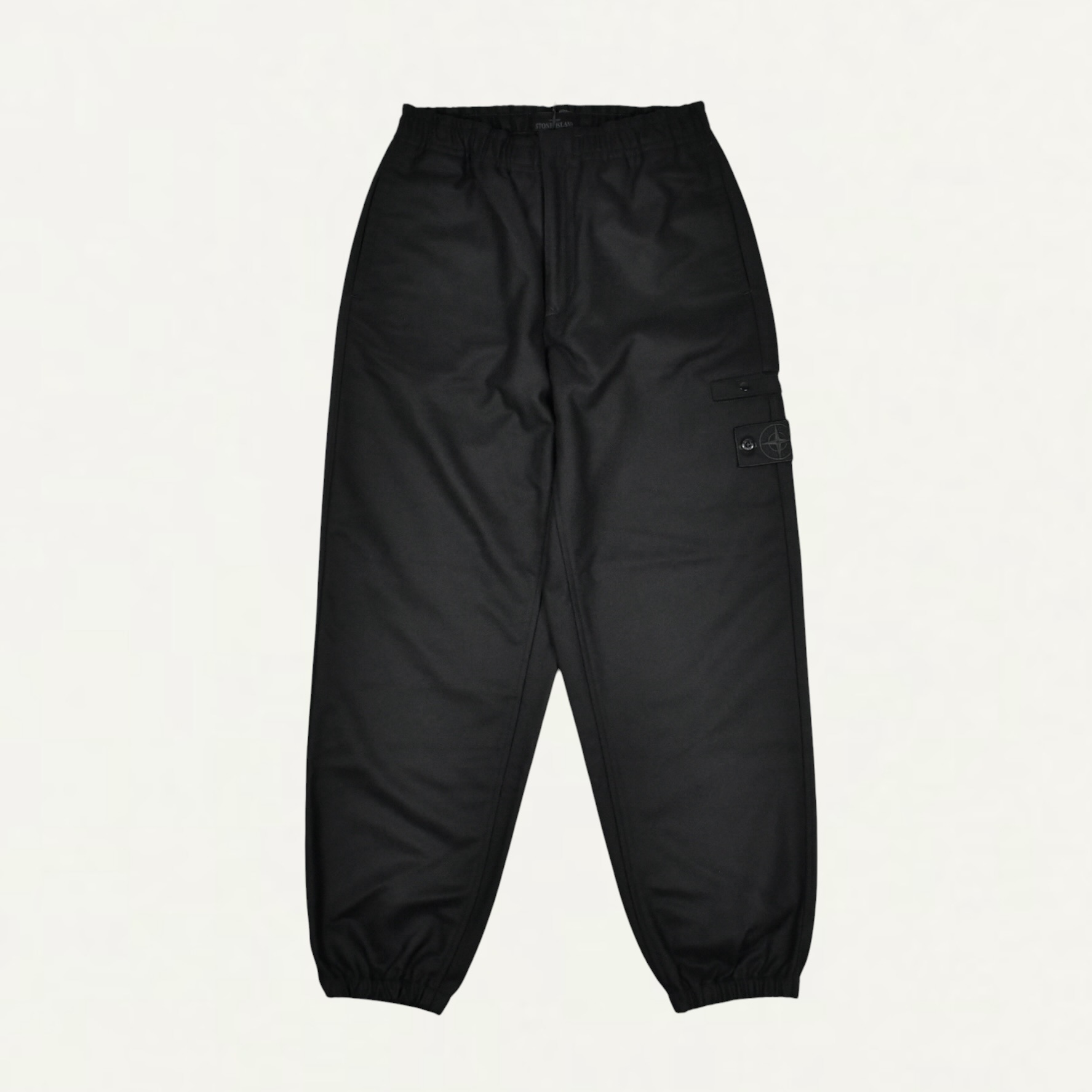 STONE ISLAND GHOST PANTS BLACK[S15-31000-24]