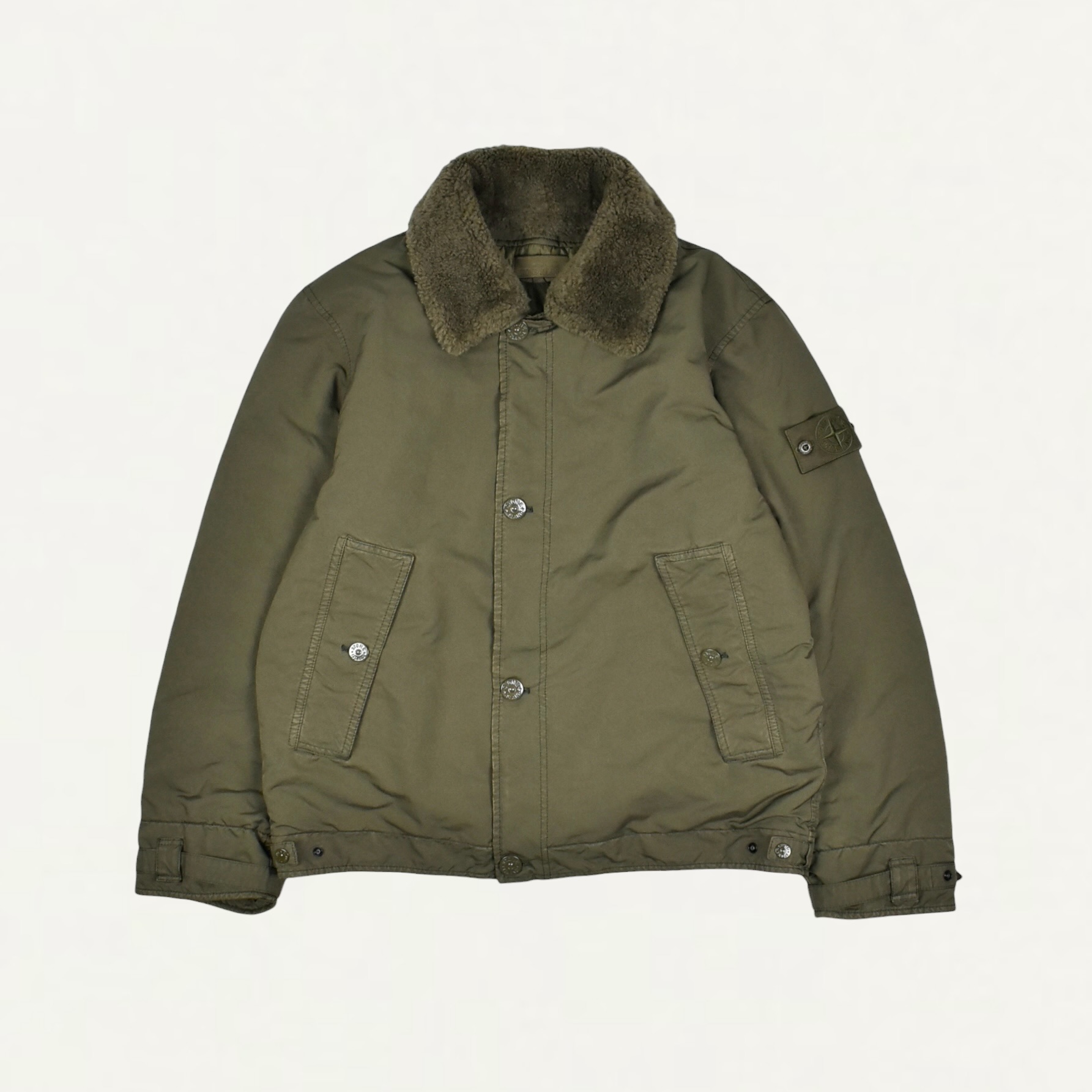 STONE ISLAND GHOST NYLON JACKET GREEN[S15-41000-28]