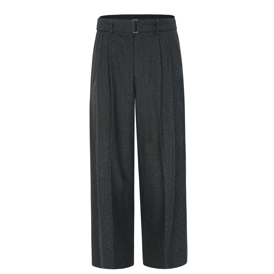 LE17SEPTEMBRE HOMME WOOL BELTED TROUSERS