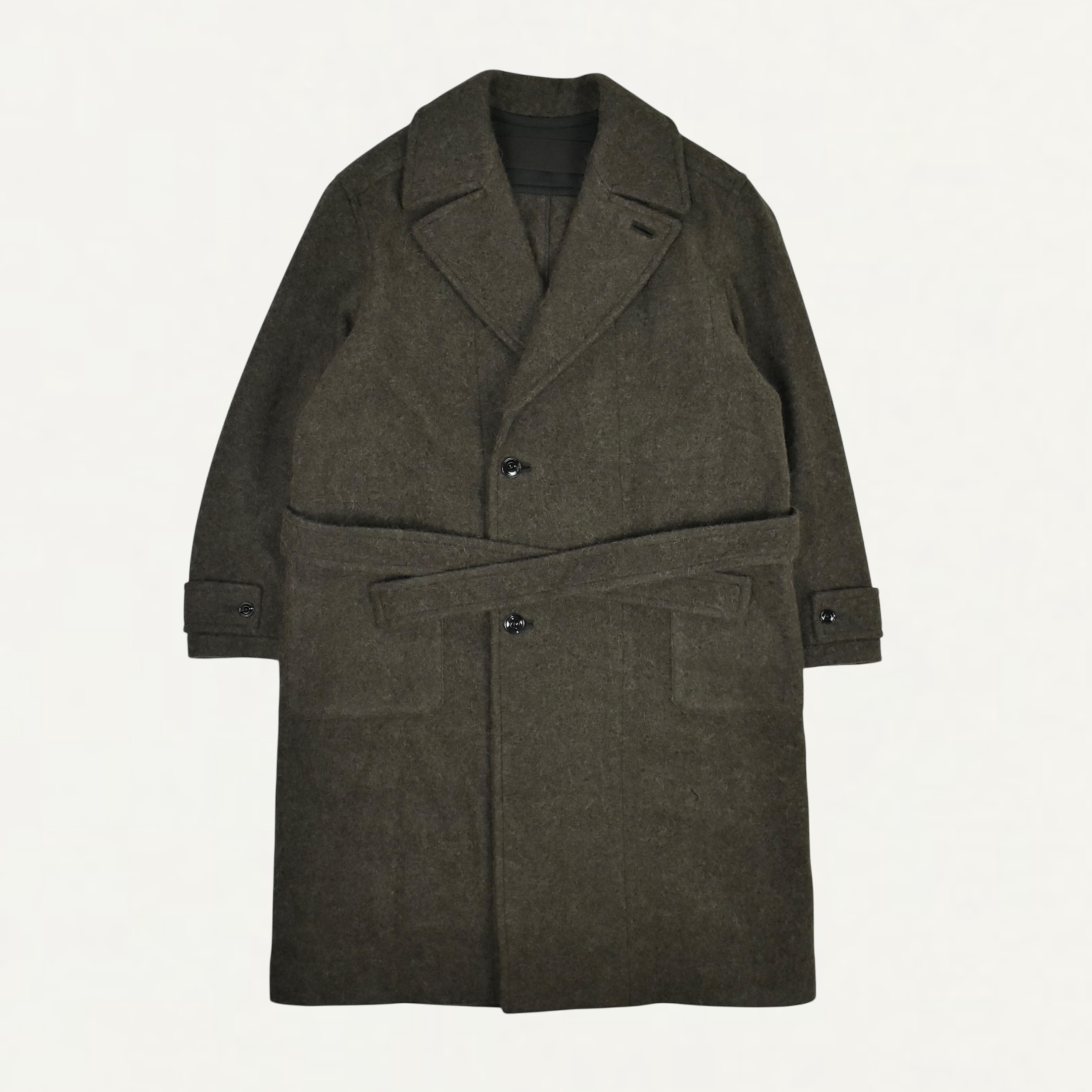 LEMAIRE SOFT COAT DARK KHAKI[CO1135 LF504]