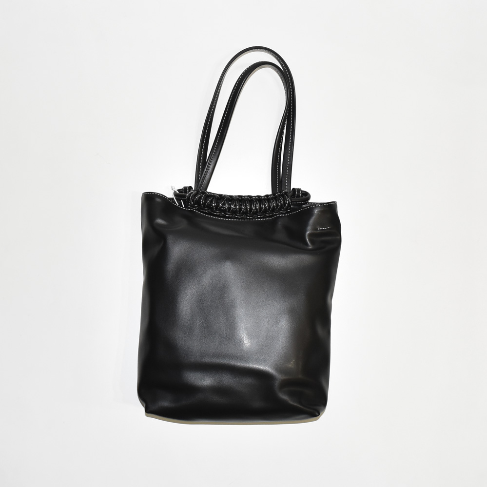 SAGAN Vienna PAZAR TOTE NANO GRAPE LEATHER BLACK