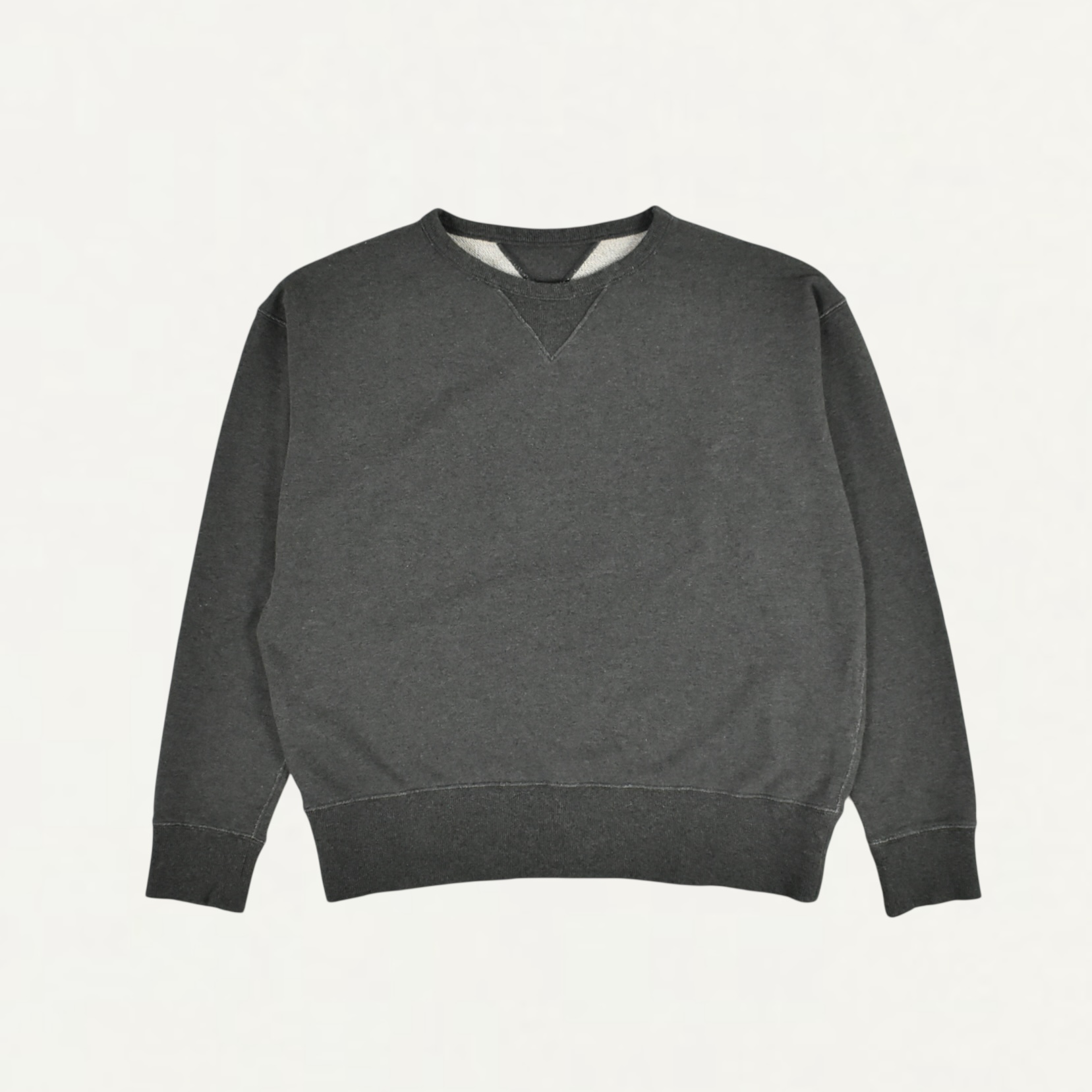 Maison Margiela crew neck sweater grey melange[S50GU0243]