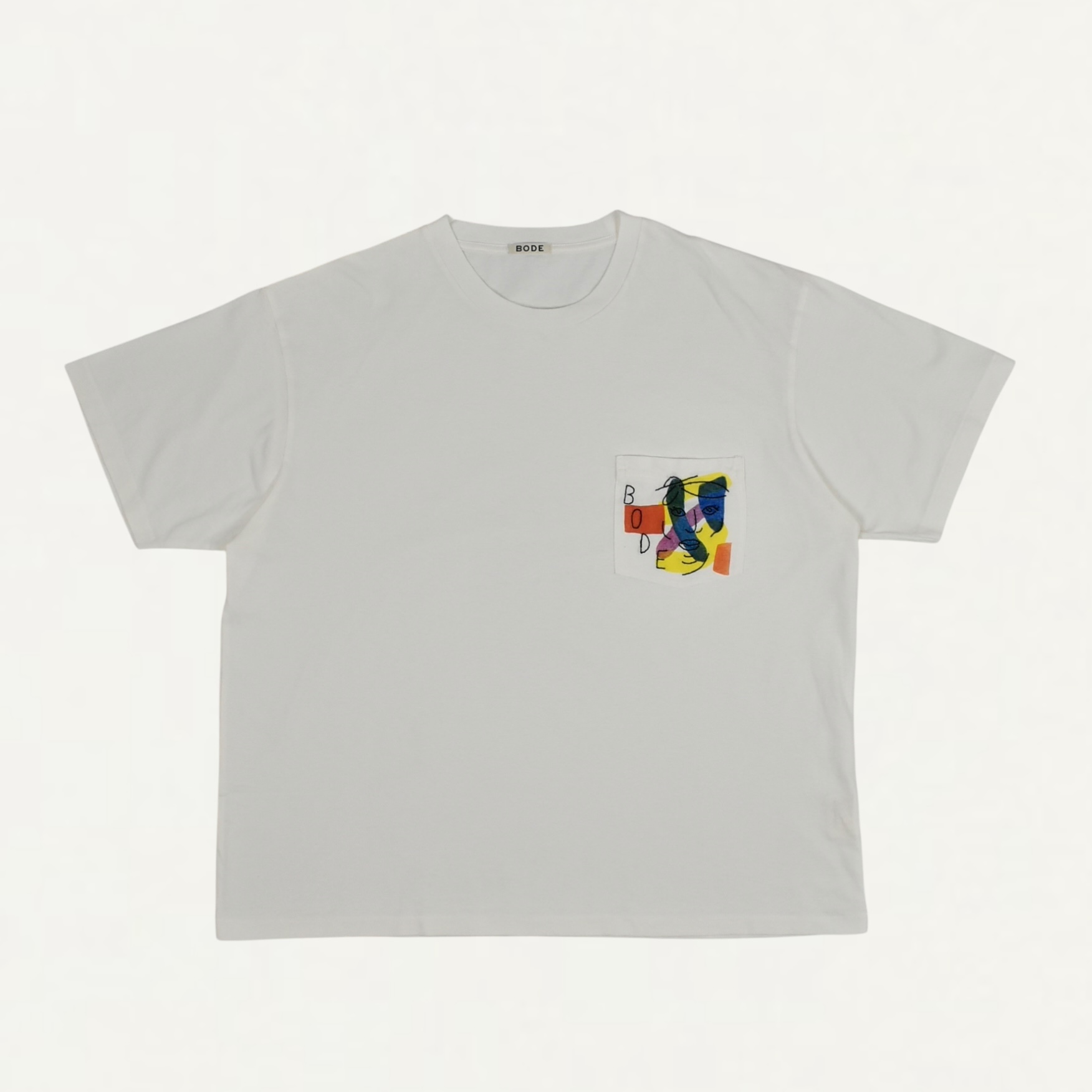 BODE Portrait Pocket Tee Cream[MRF25-CS027]
