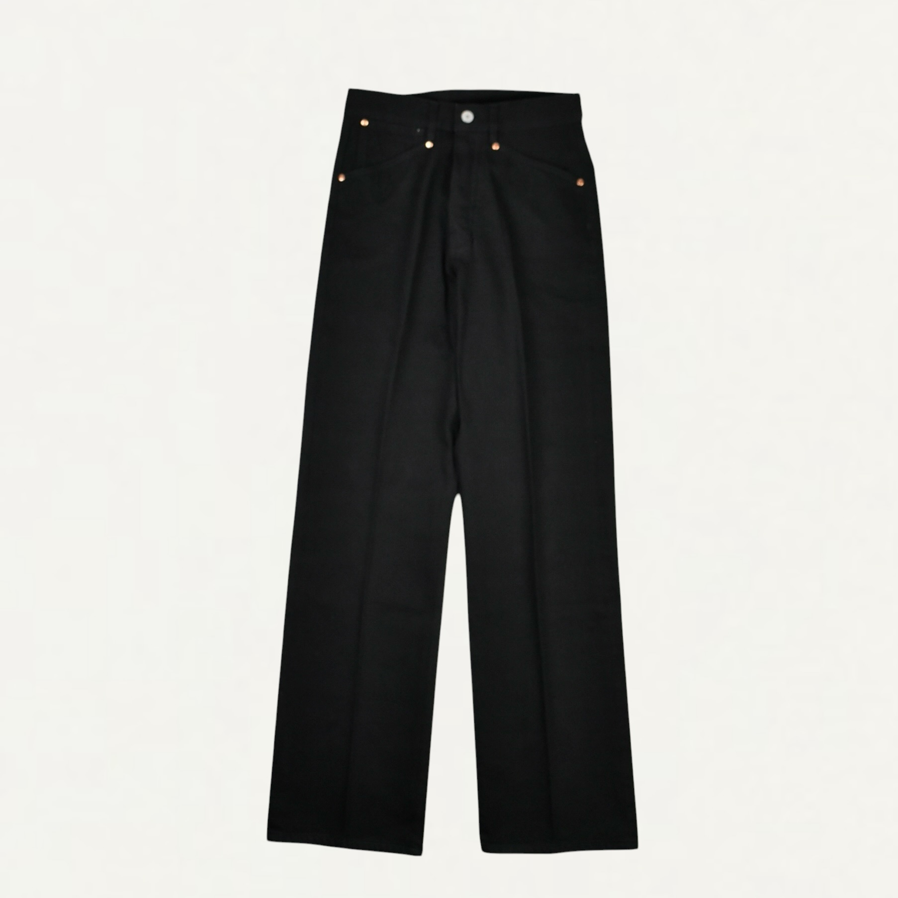 LEMAIRE STRAIGHT LEG 5 POCKETS DENIM PANTS BLACK[PA1352 LD1089]