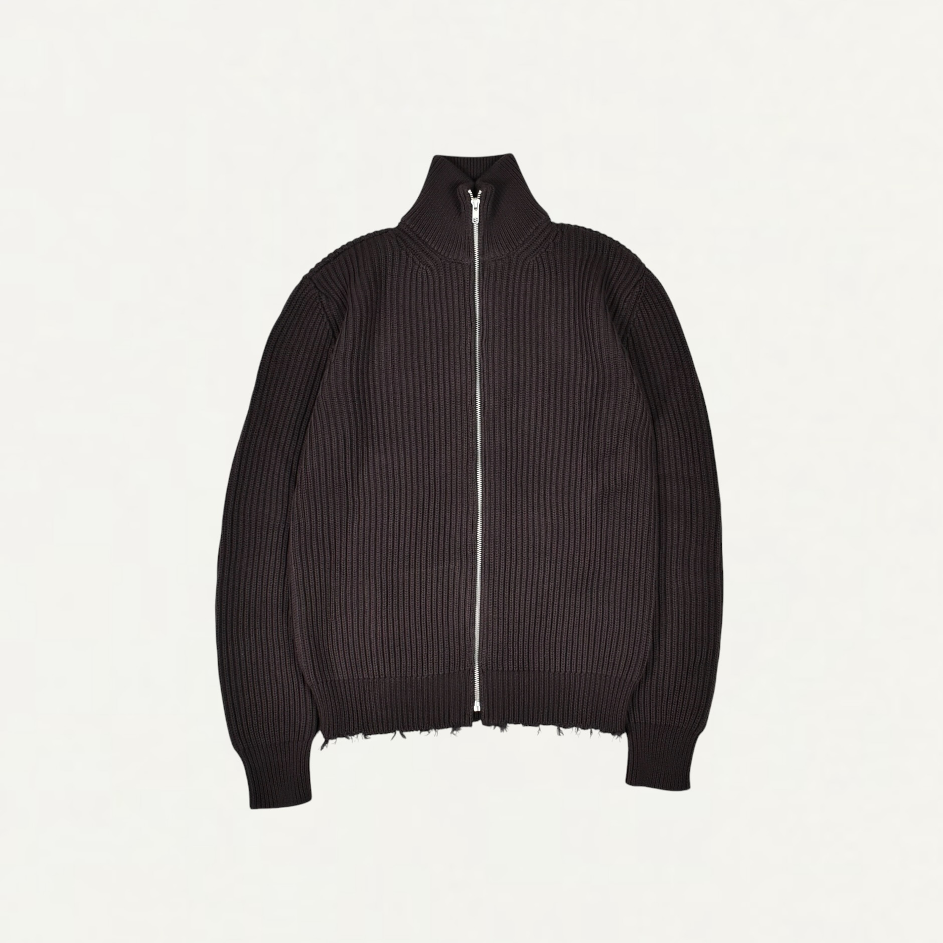 MM6 MAISON MARGIELA Ribbed Cotton Jacket Brown[SH0AM0021]