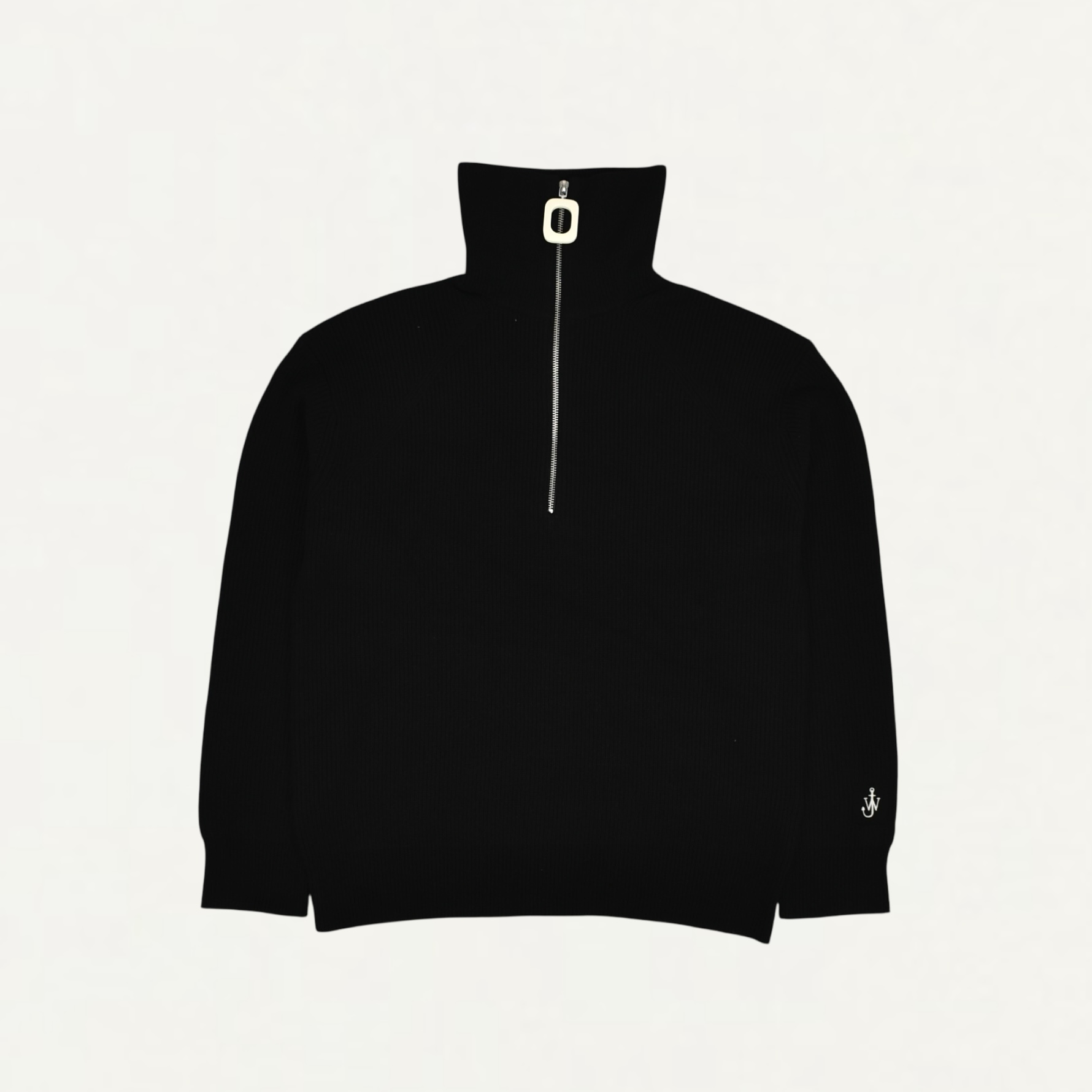 JW ANDERSON HALF ZIP JUMPER BLACK[KW1285-YN0372]